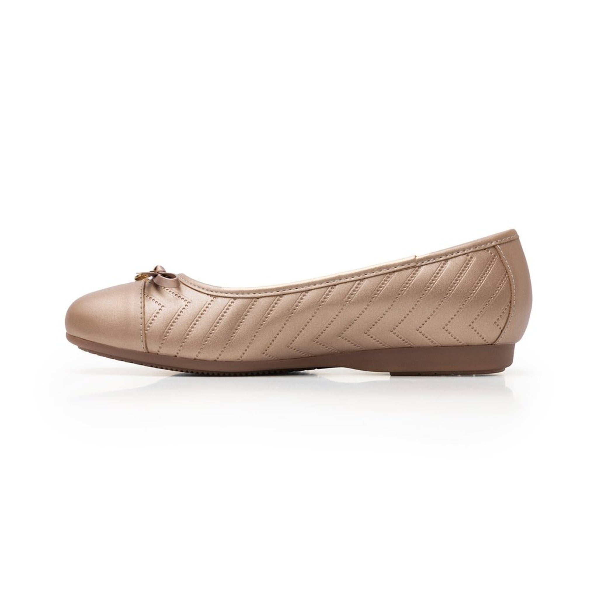 Ballerina Flexi Para Mujer Flats 116310 Cobre Traspirables