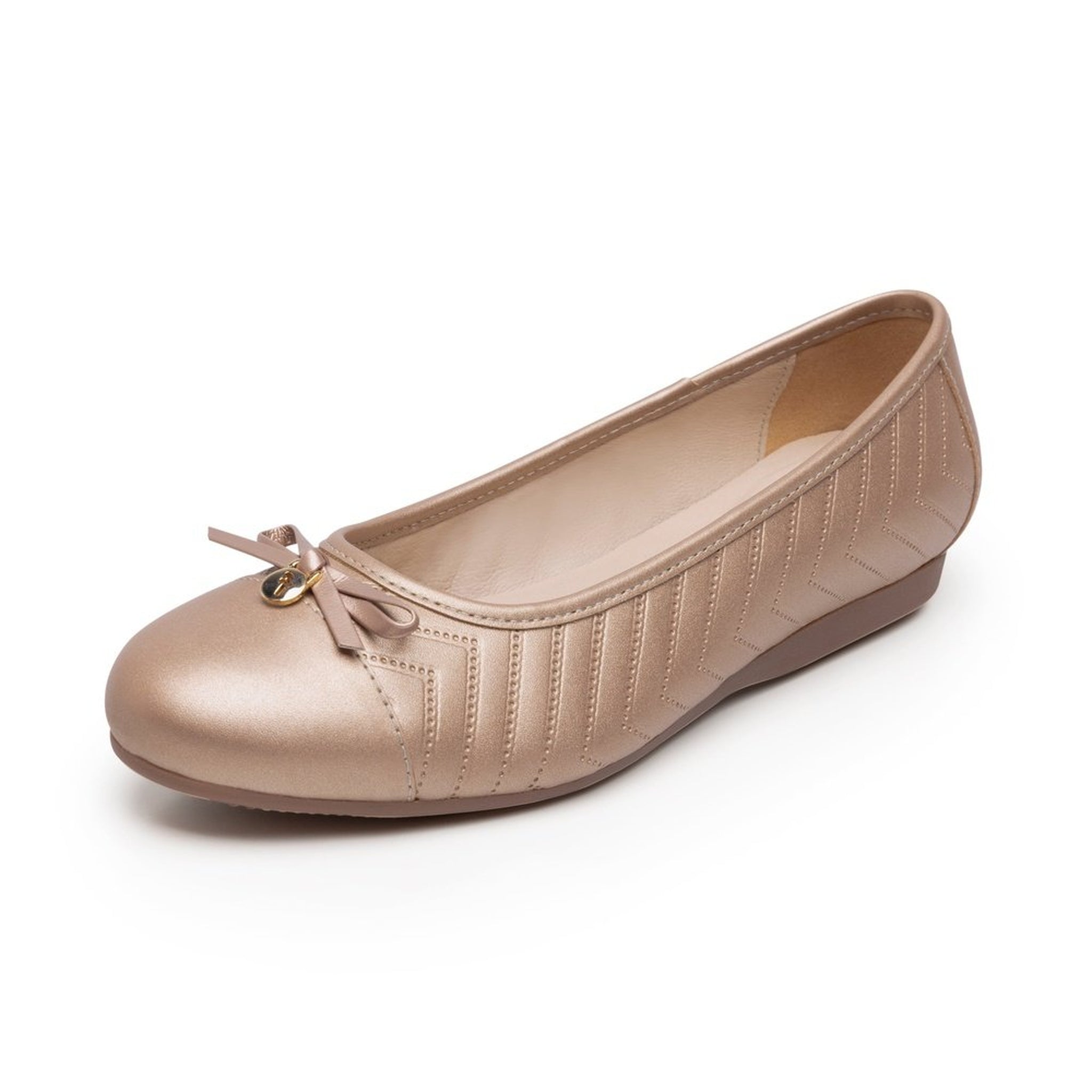 Ballerina Flexi Para Mujer Flats 116310 Cobre Traspirables