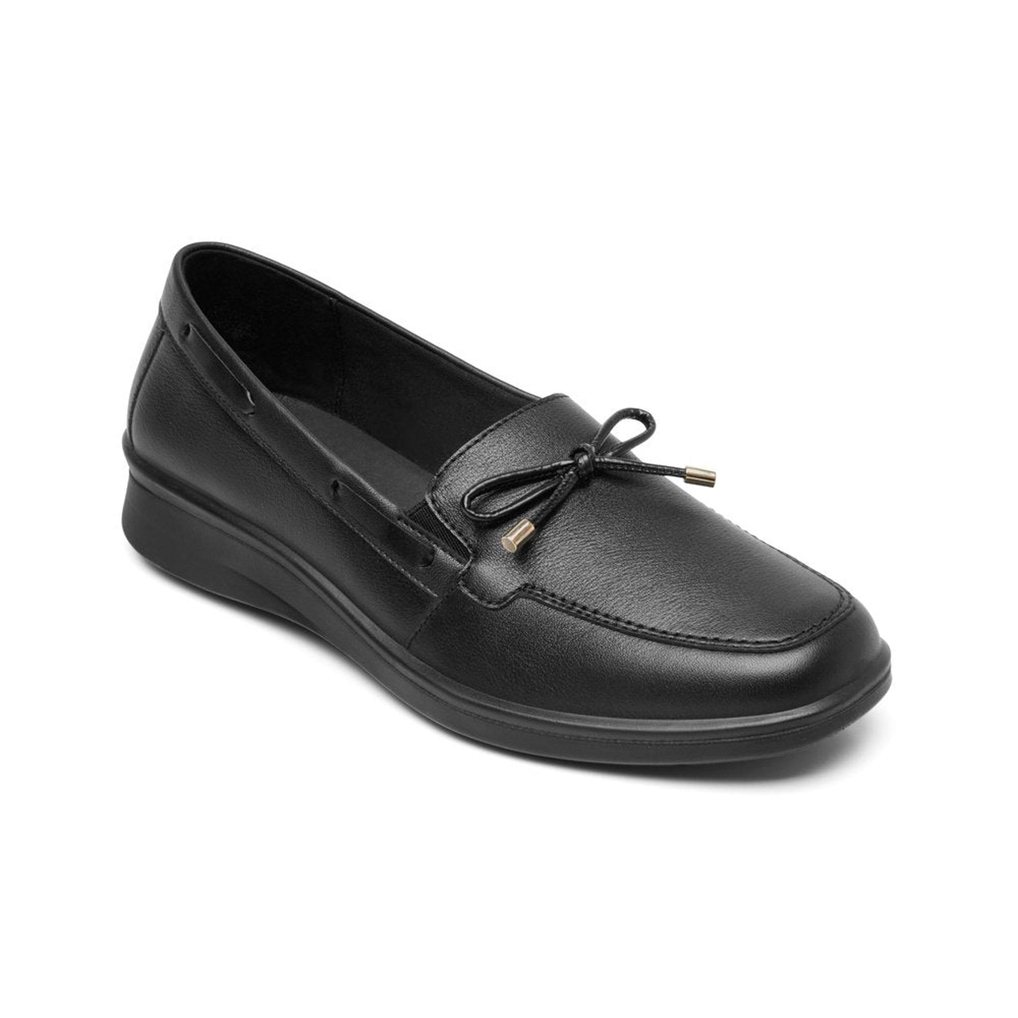 Mocasines Flexi Para Mujer Detalle De Herraje 124505 Negro