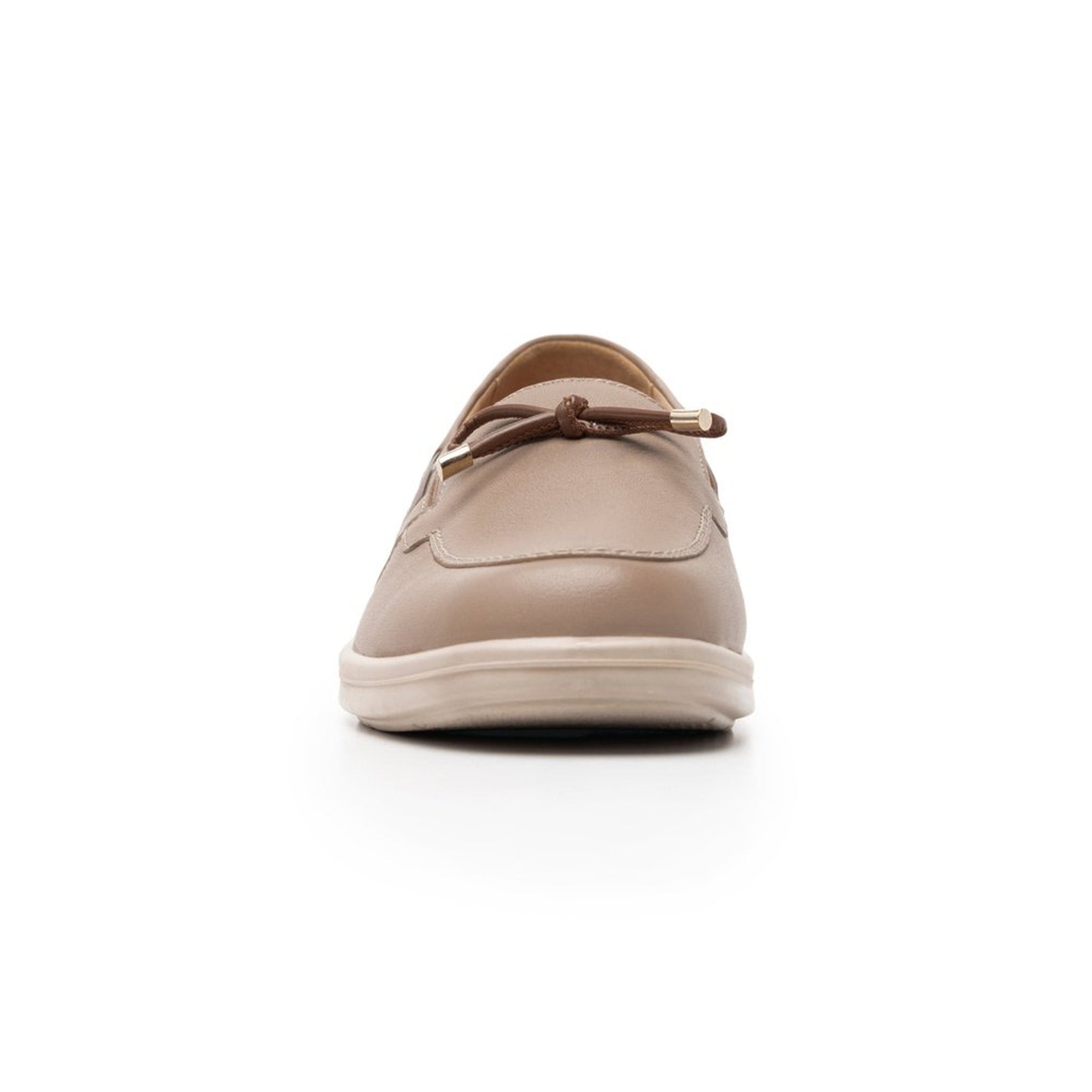 Mocasines Mujer Flexi 124505 Taupe Detalle Hebilla Confort