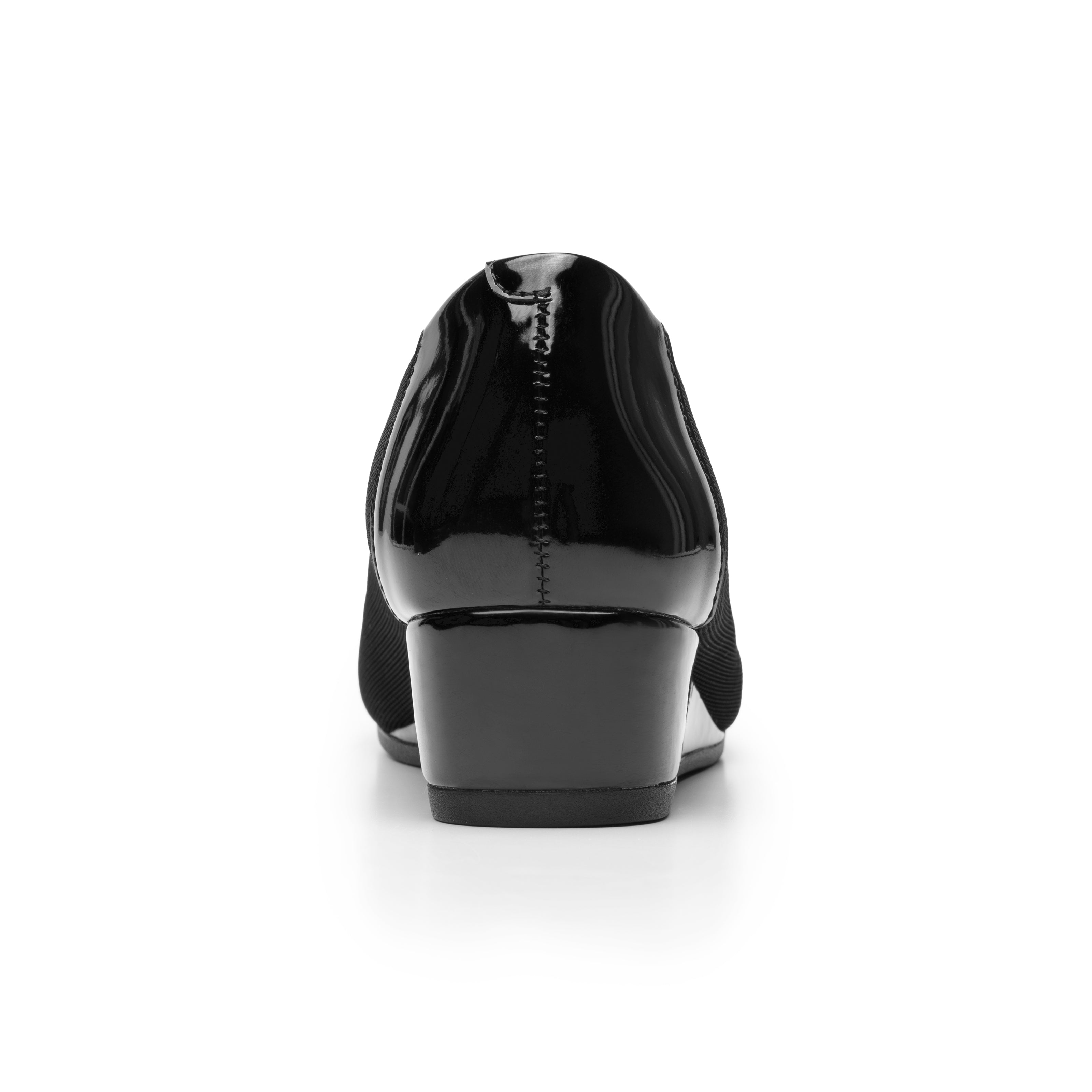 Zapato Balerina Cuña Para Dama Flexi 127004 Negro