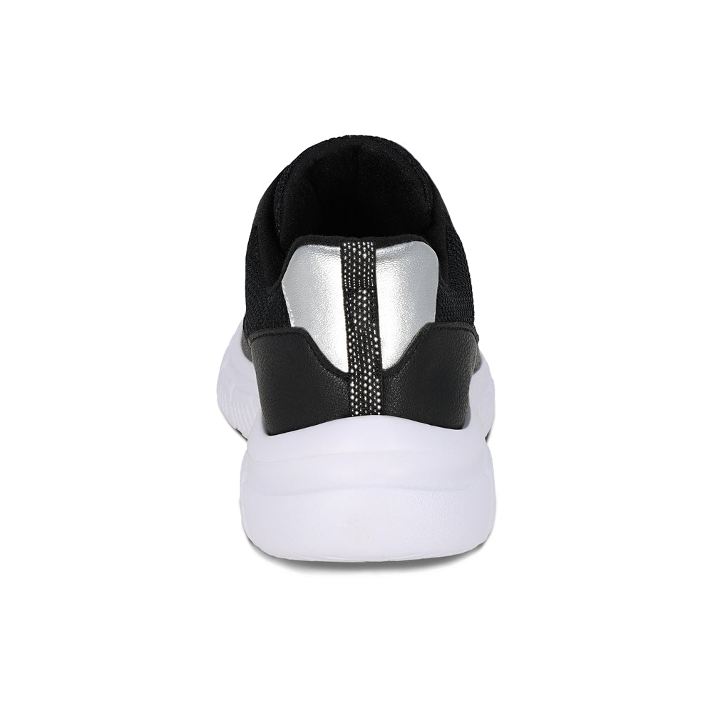 Tenis Coqueta para niña en sintético negro Balu con agujeta