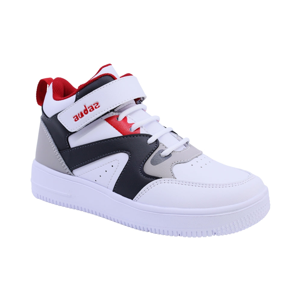 Tenis Audaz para niño en sintético negro Twenty-six con tira de contacto