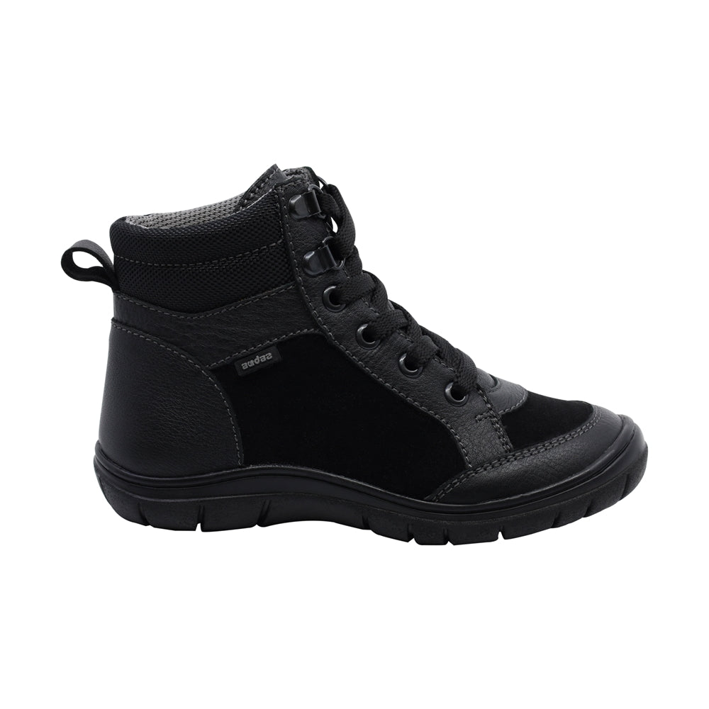 Bota Audaz para niño de piel negro Monkey con agujetas