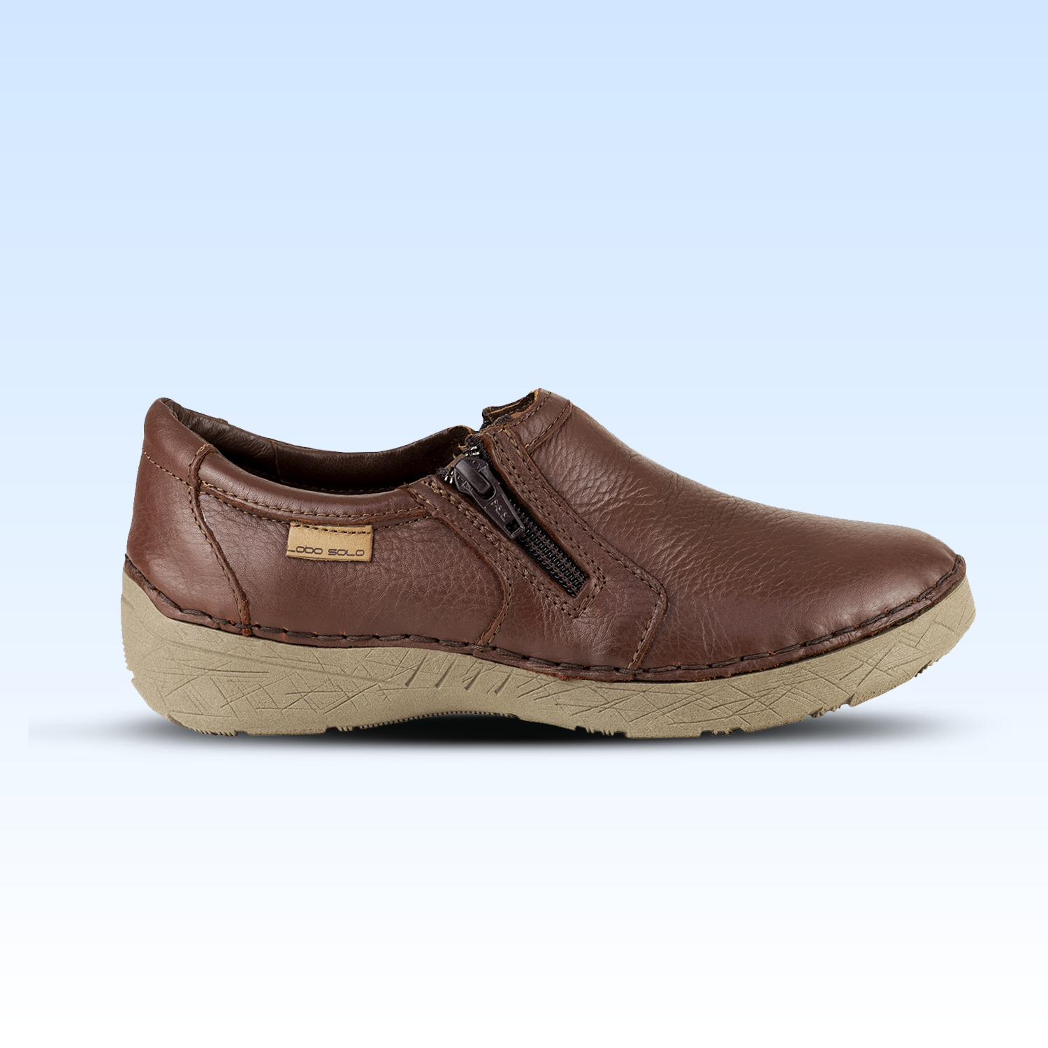 Zapato Mocasín Confort Dama Lobo Solo 5681 Mahogany