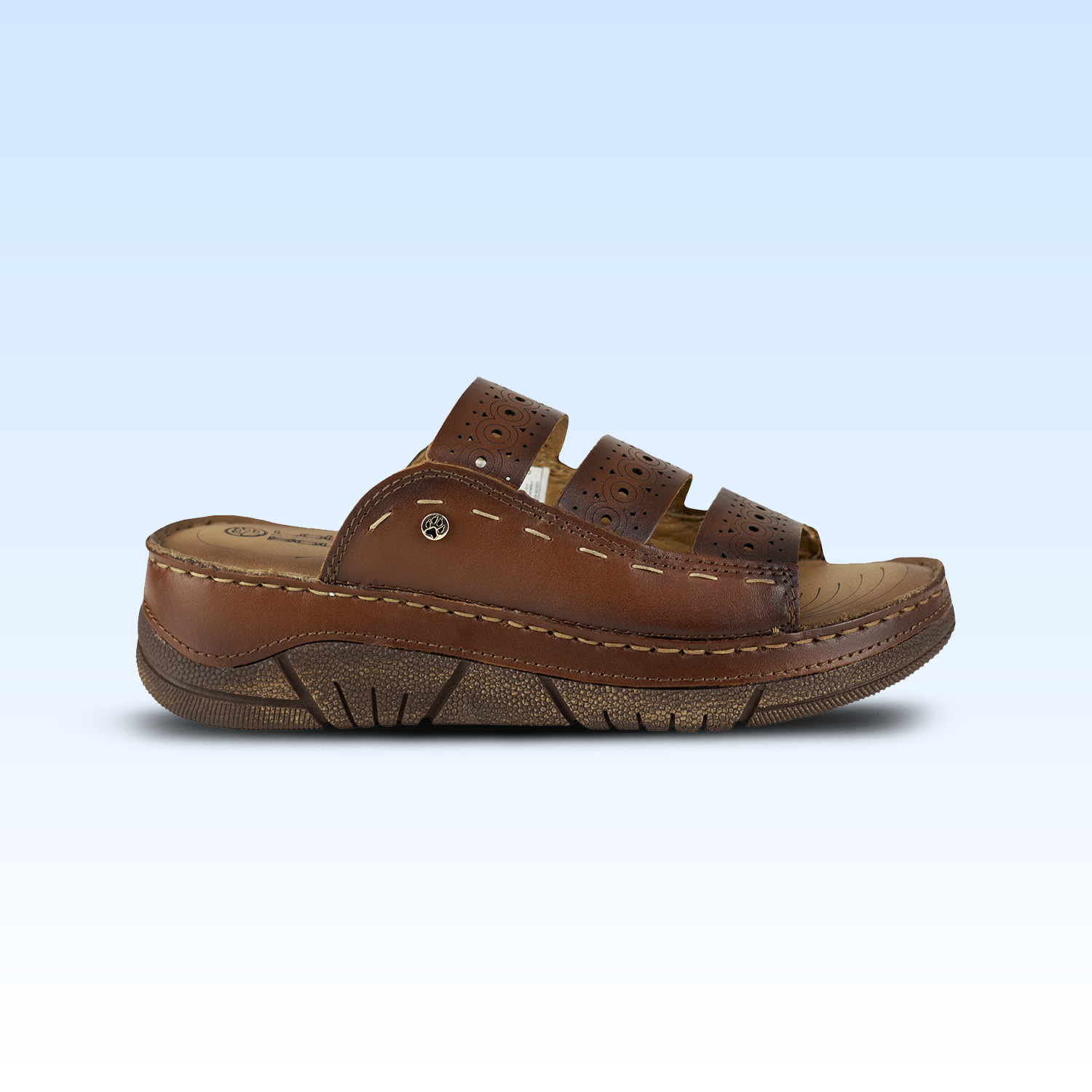 Sandalia de Plataforma Dama Lobo Solo Zafira 1707 Madrid Orange