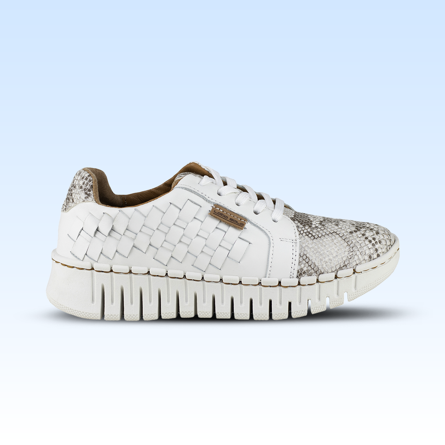 Tenis Para Dama Lobo Solo 4947 Blanco