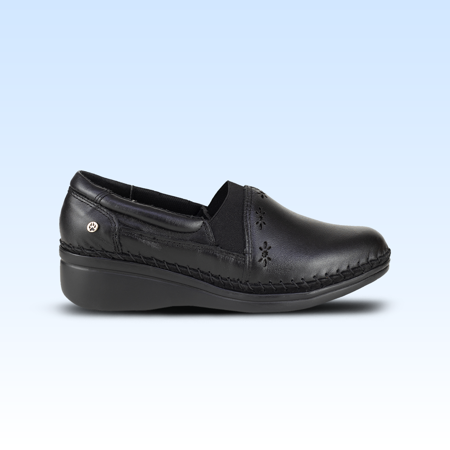 Zapato Mocasín Confort Casual Para Dama Lobo Solo 4731 Negro