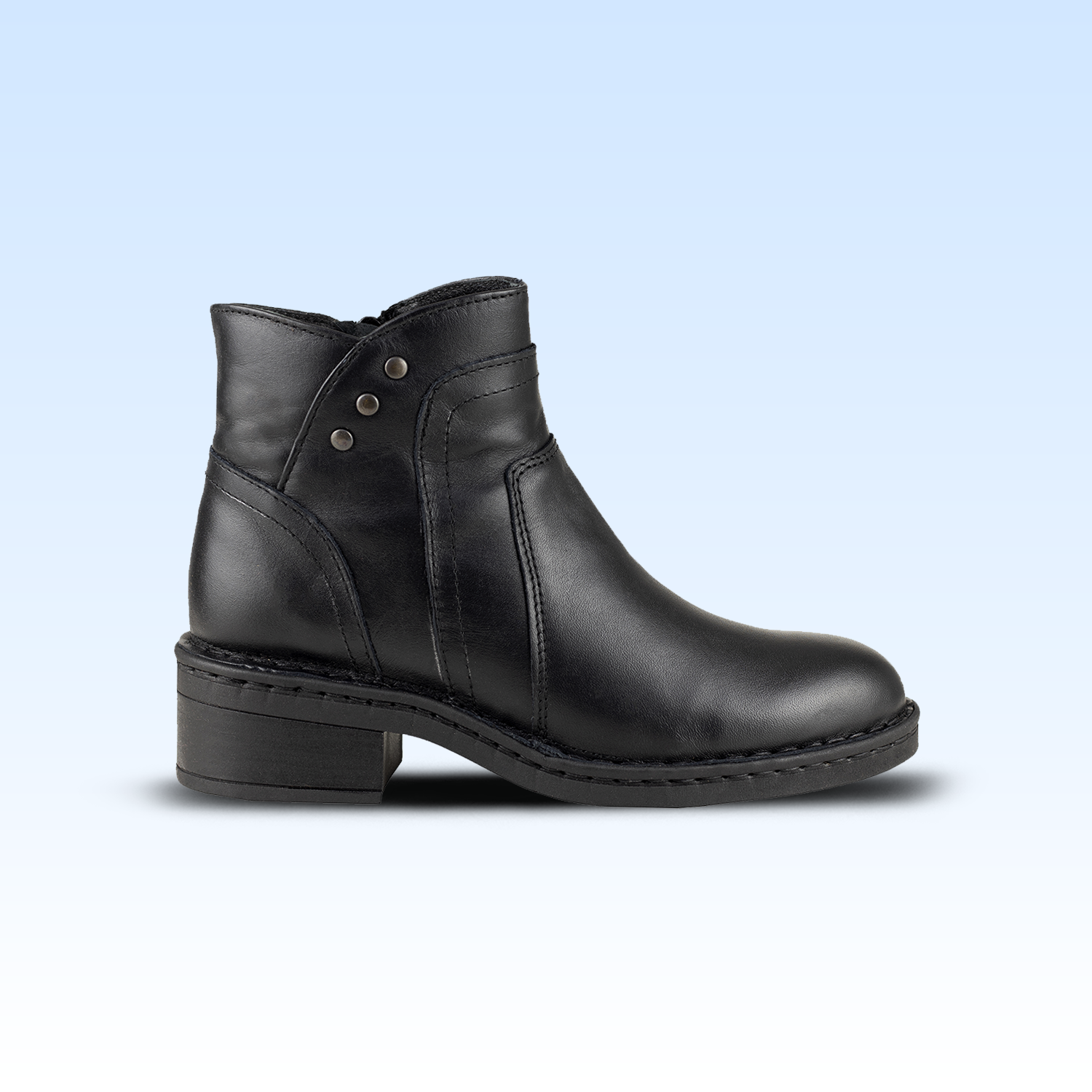 Botin Para Dama Lobo Solo 5087 Negro