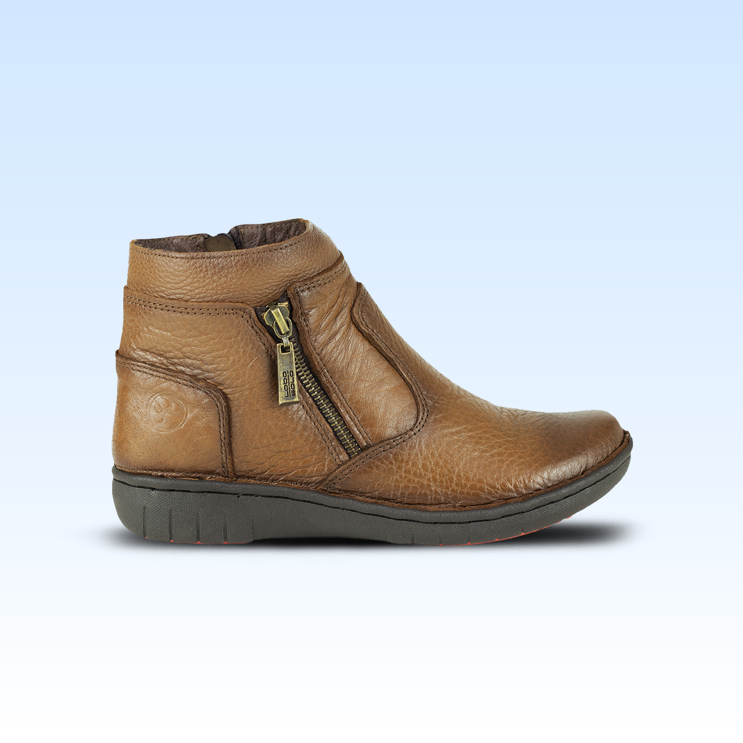 Botín Casual Dama Lobo Solo Italia 5857 Himalaya Cedro