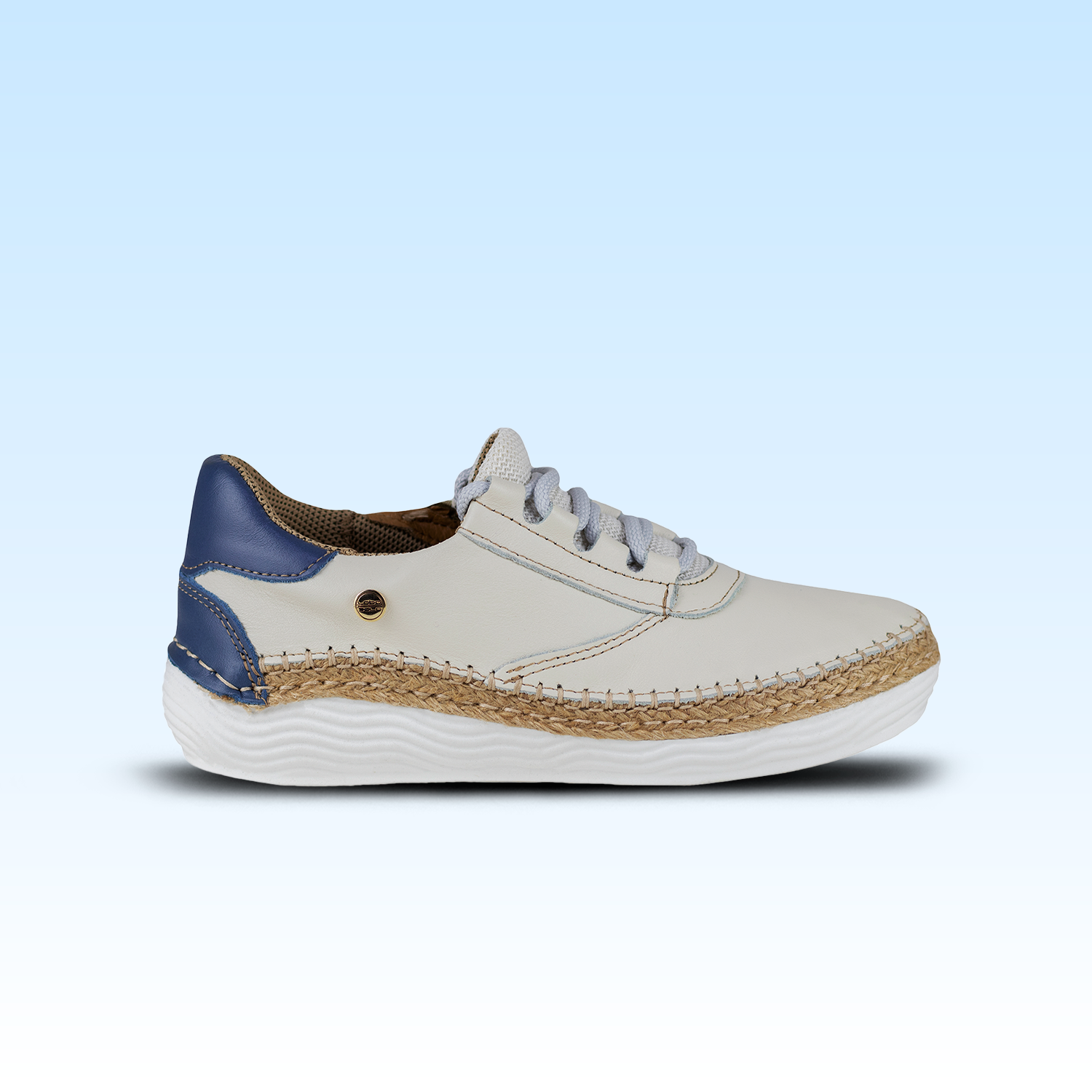 Tenis Casual Dama Lobo Solo Judy 5045 Kumo Marfil