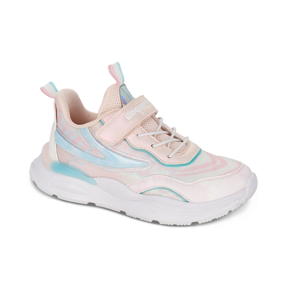 Tenis Coqueta para niña en textil multi Vilma con tira de contacto.