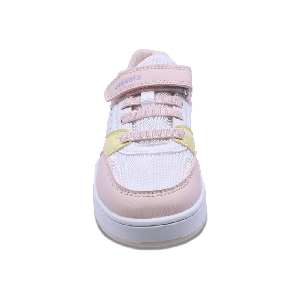 Tenis Coqueta para niña en sintético multi con tira de contacto.