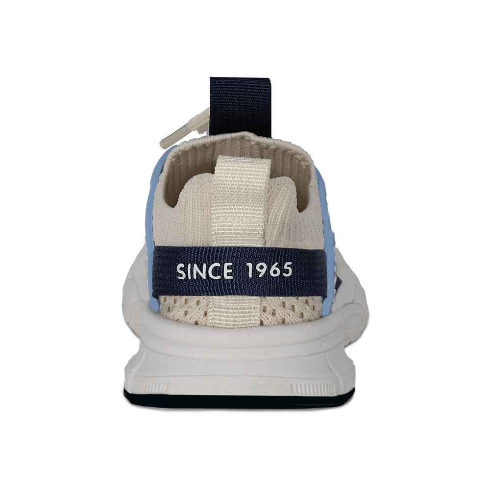 Tenis Audaz para niño en textil azul Simba con agujetas.