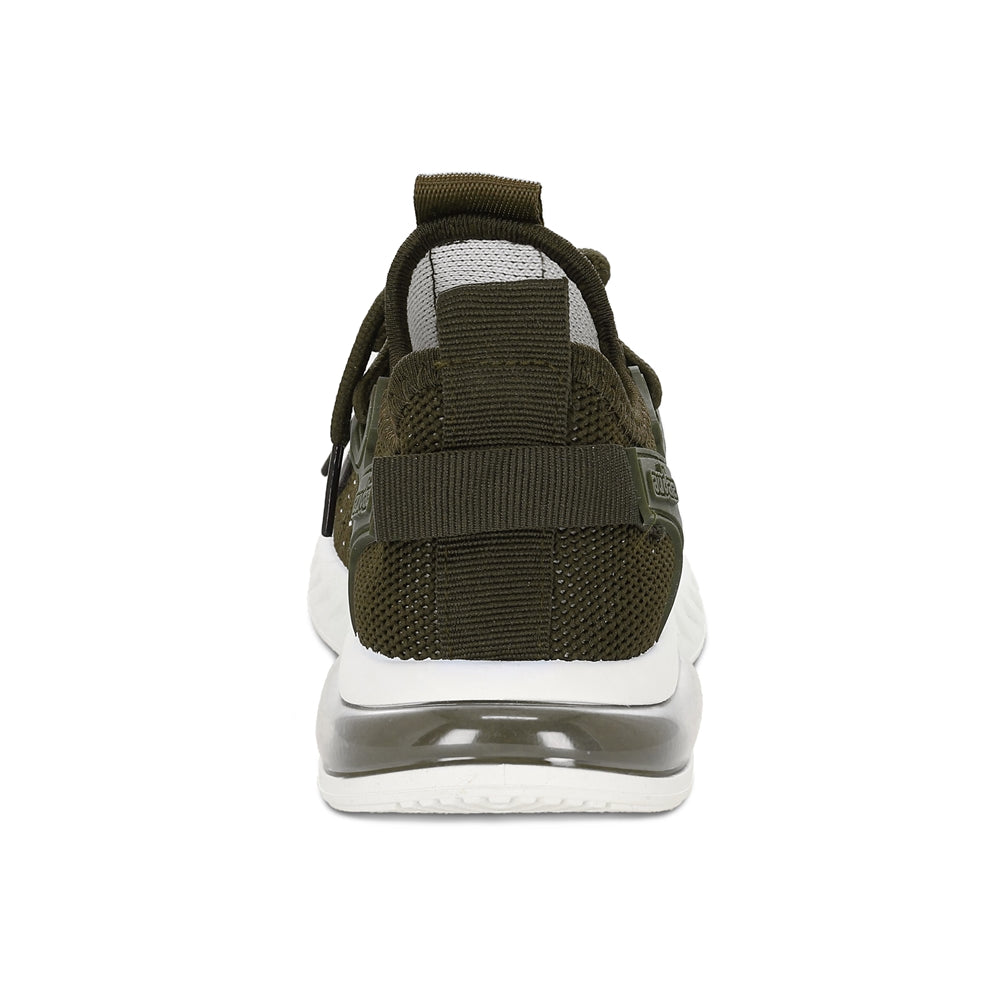 Tenis Audaz para niño en verde Dino con agujeta.