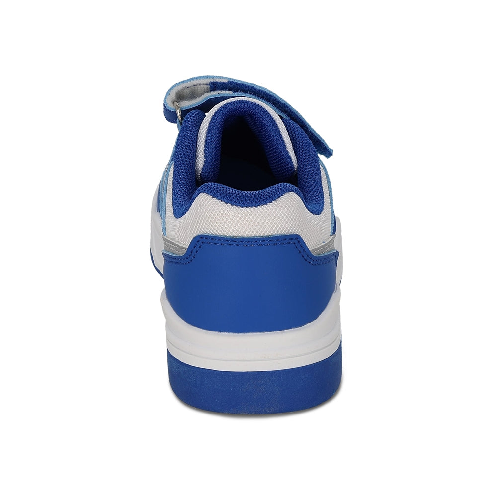 Tenis Audaz para niño en sintético azul Skato ajuste de tira de contacto.