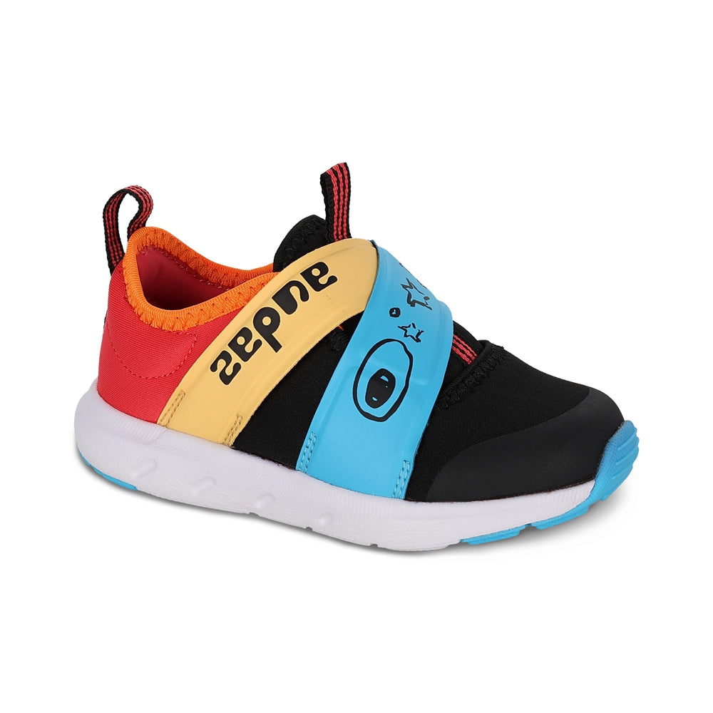 Tenis Audaz para niño en sintético multi Yogi con tira de contacto.