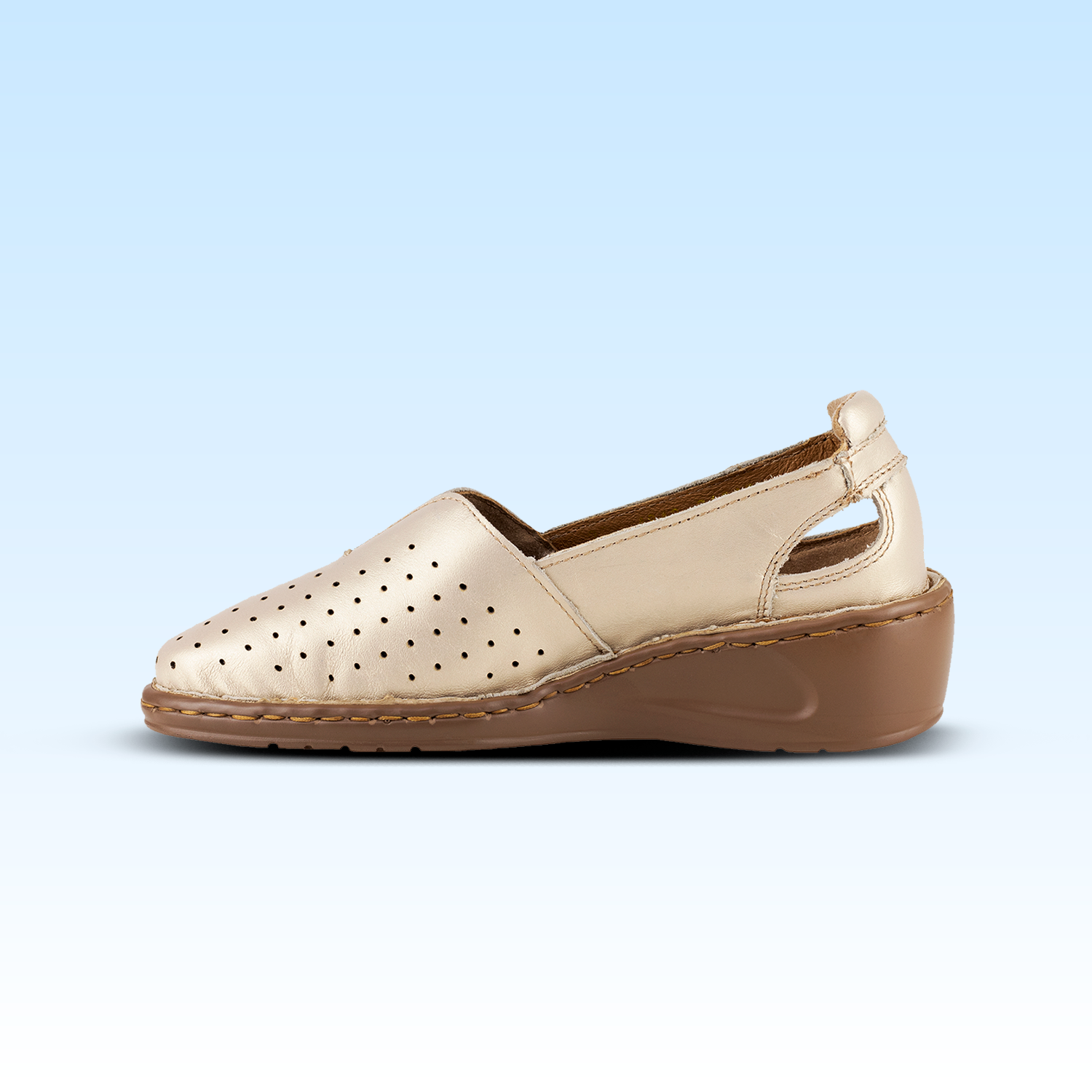 Mocasines Confort Para Dama Lobo Solo 4848 Platino