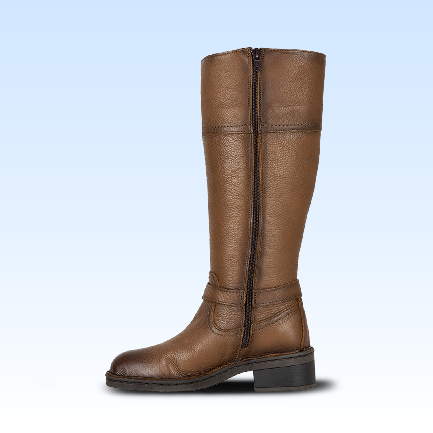 Bota Larga Para Dama Lobo Solo 5083 Cedro