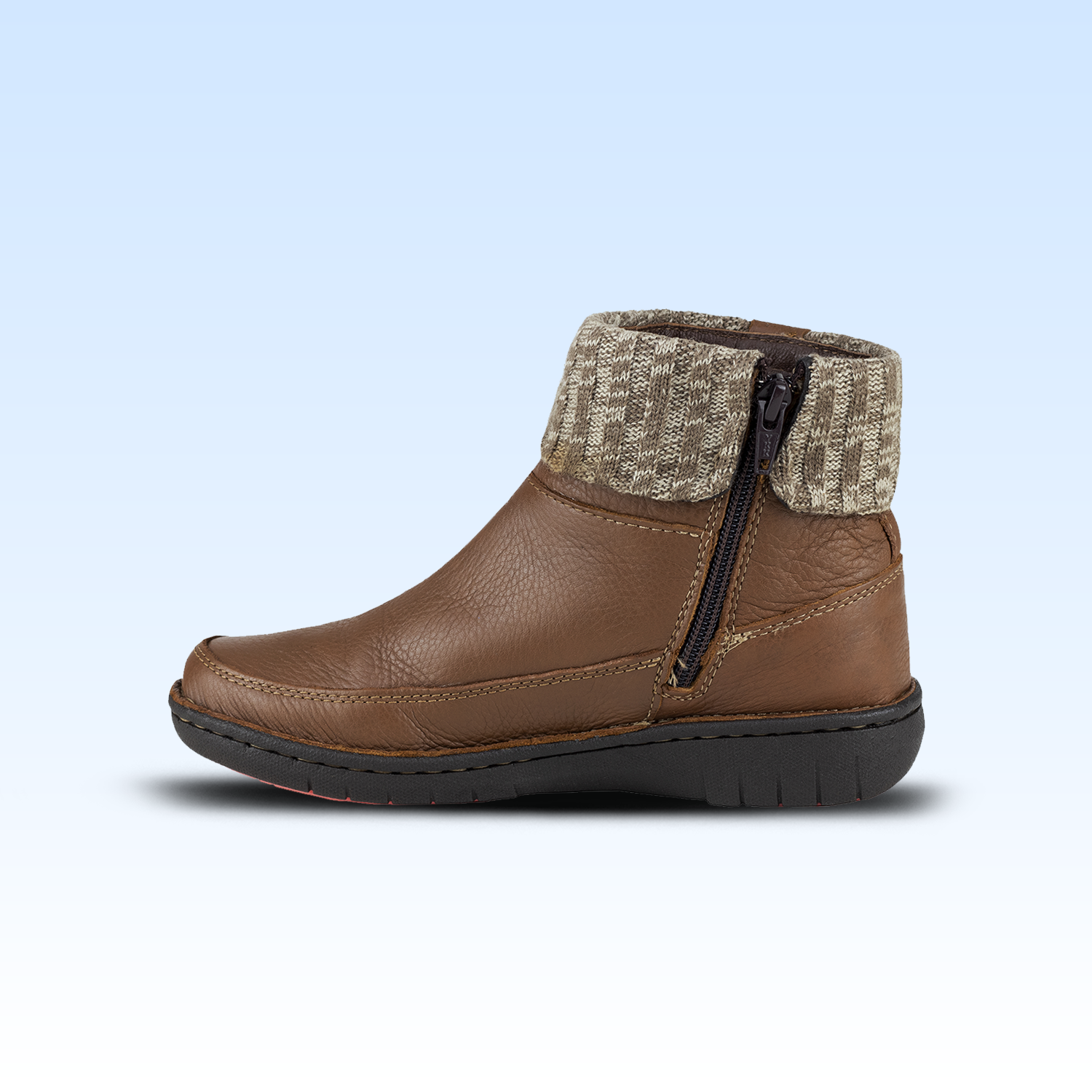 Botin Casual Lobo Solo Para Dama 5840 Cedro