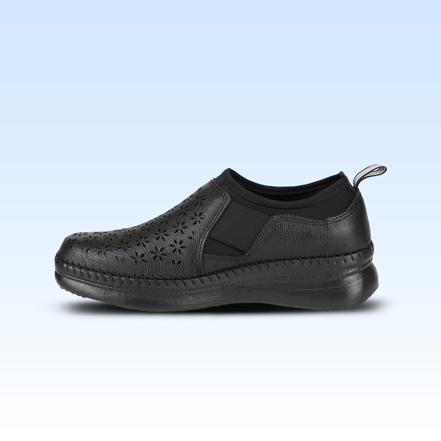 Zapato Mocasín Casual Confort Para Dama Lobo Solo 4991 Negro