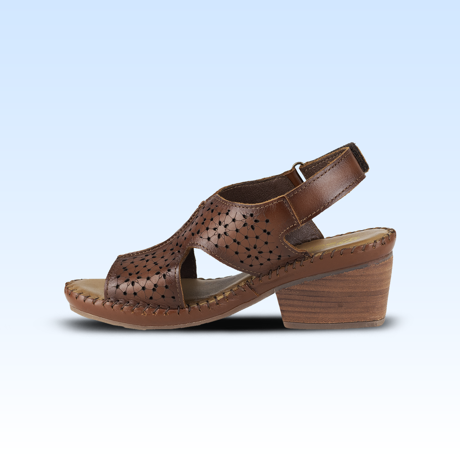 Sandalia Casual Para Dama Lobo Solo 2240 Orange