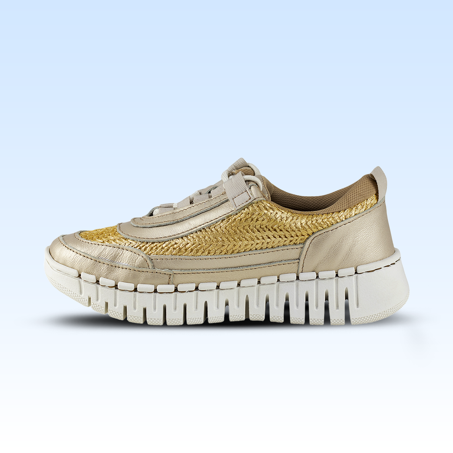 Tenis Para Dama Lobo Solo 4948 Platino