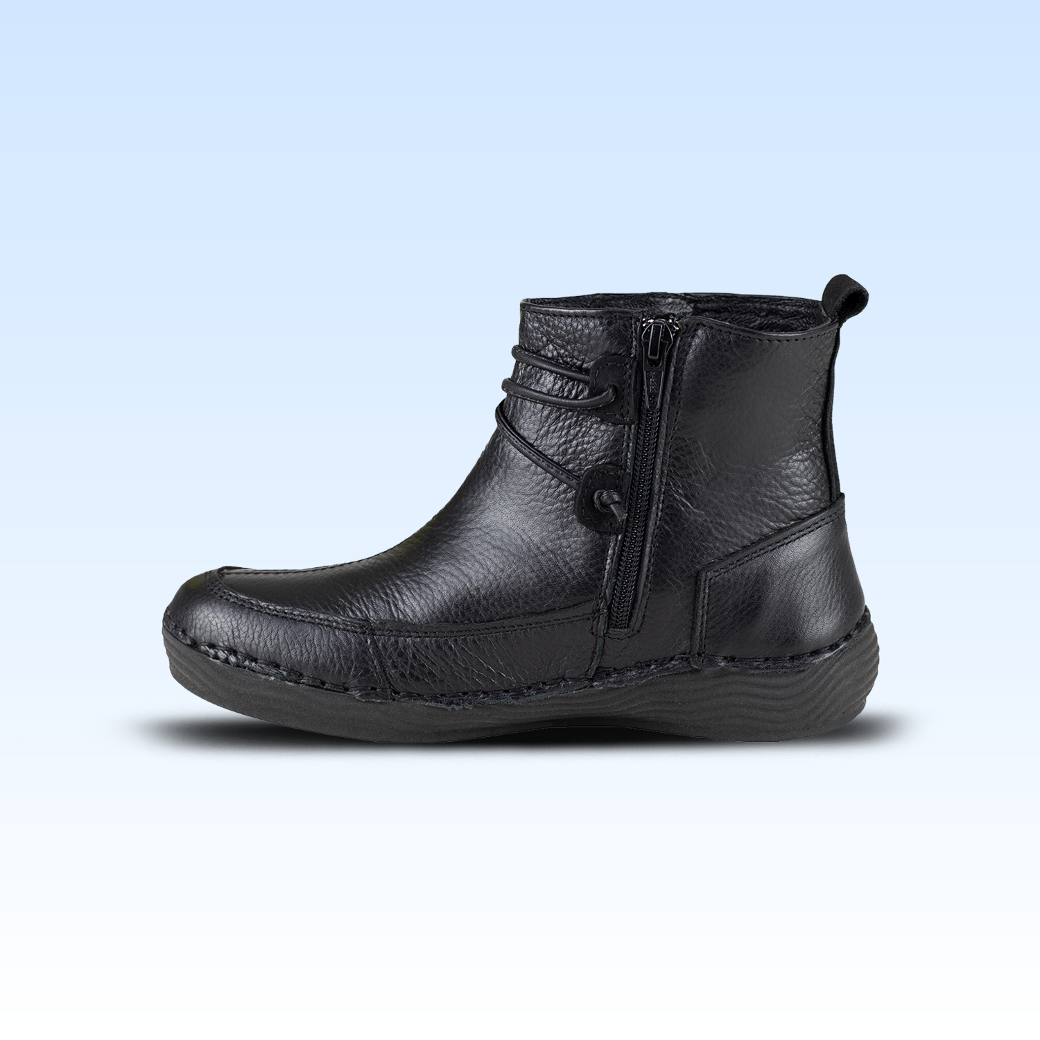 Botín Casual Dama Lobo Solo Judy 5075 Himalaya Negro