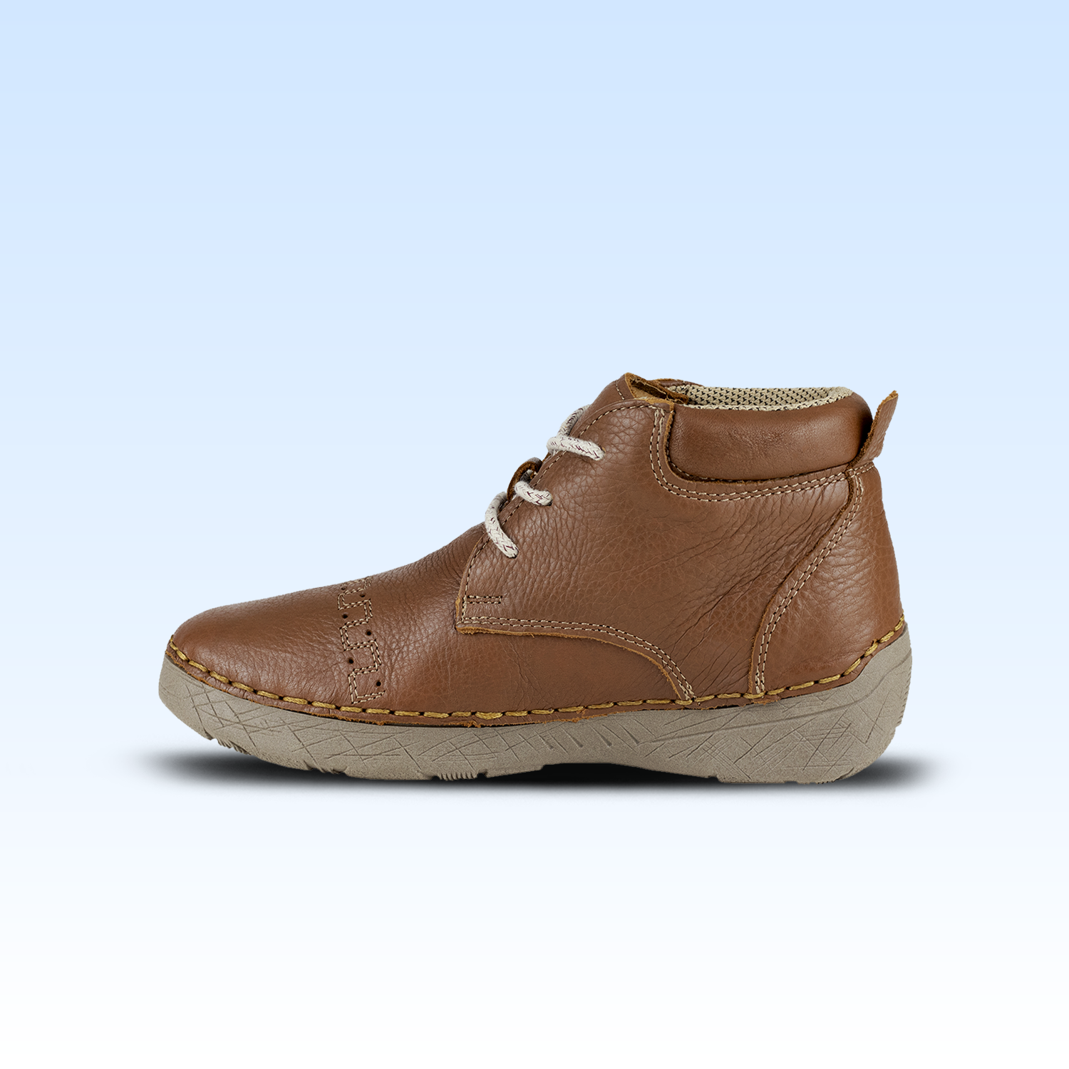 Zapato Choclo Para Dama Lobo Solo 5682 Cedro