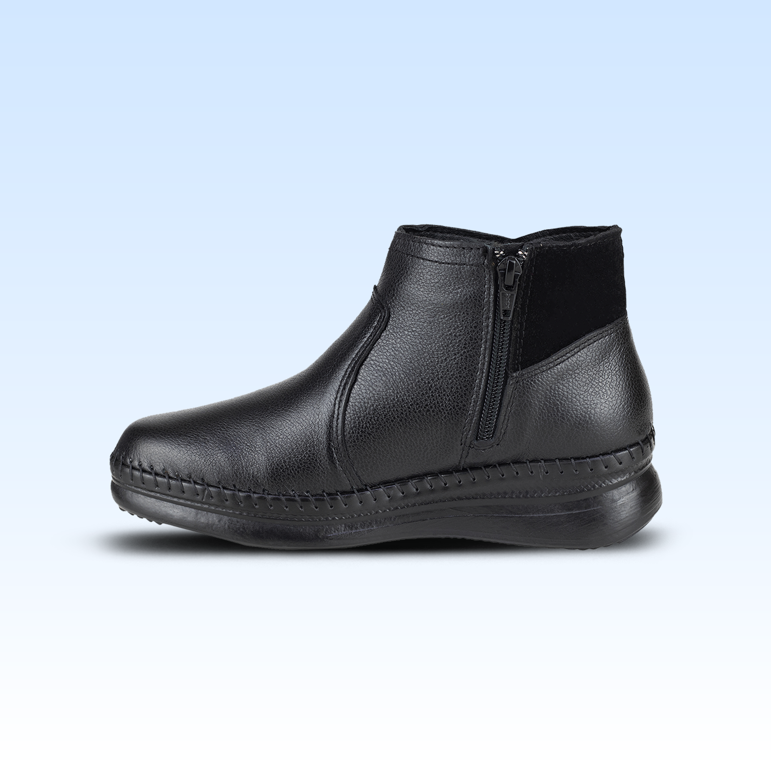 Botín Casual Confort Para Dama Lobo Solo 4989 Negro