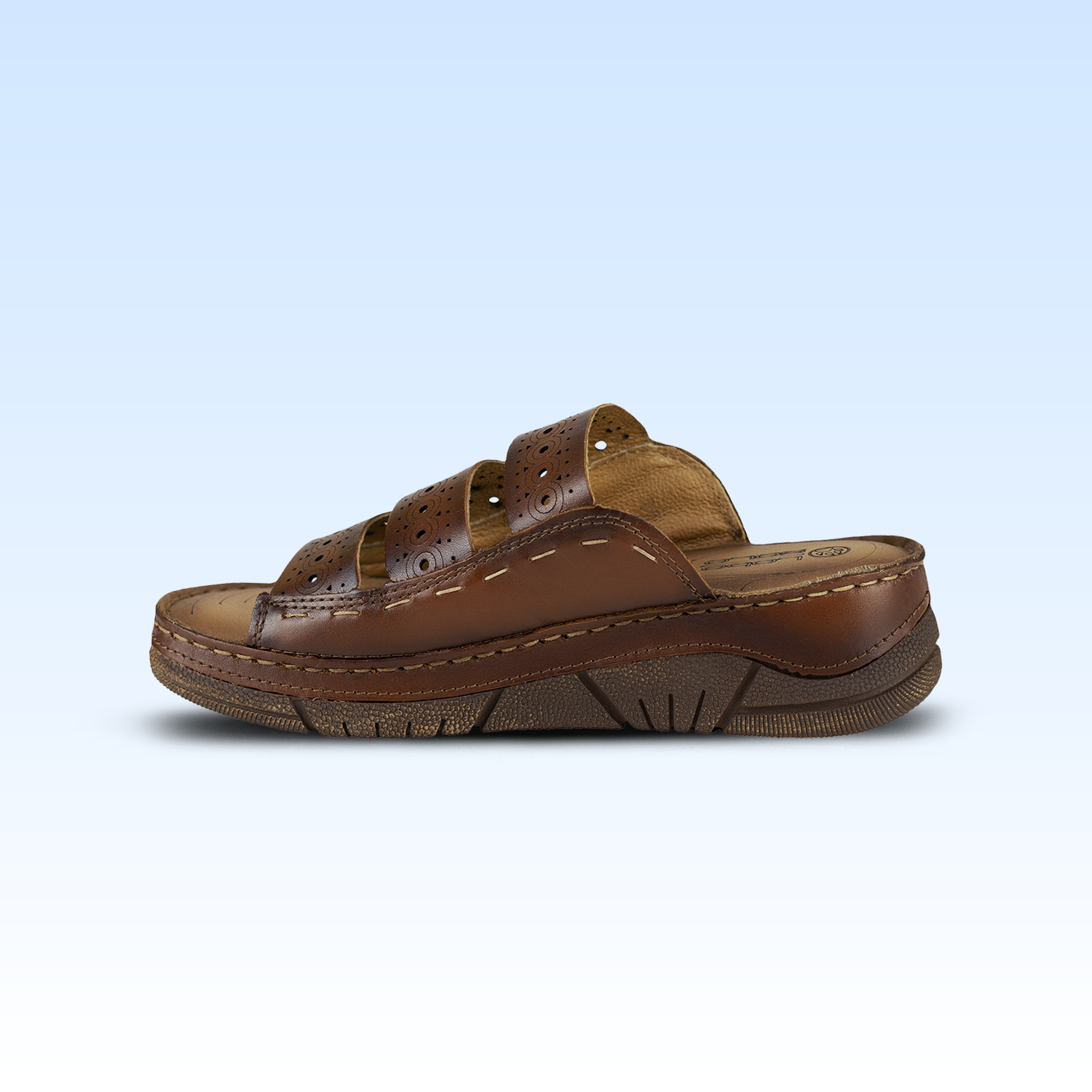 Sandalia de Plataforma Dama Lobo Solo Zafira 1707 Madrid Orange