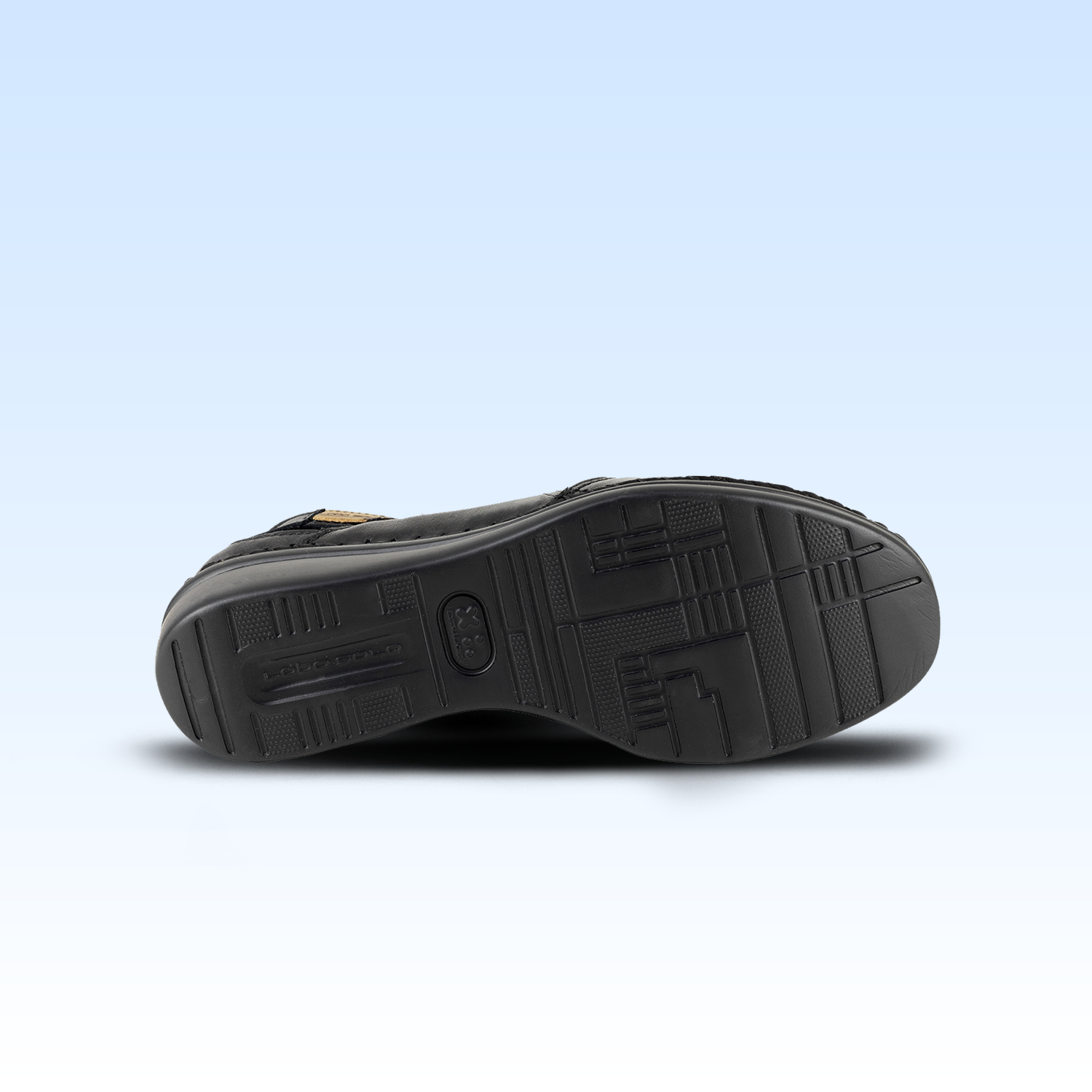 Mocasin Confort Para Dama Lobo Solo 4728 Negro