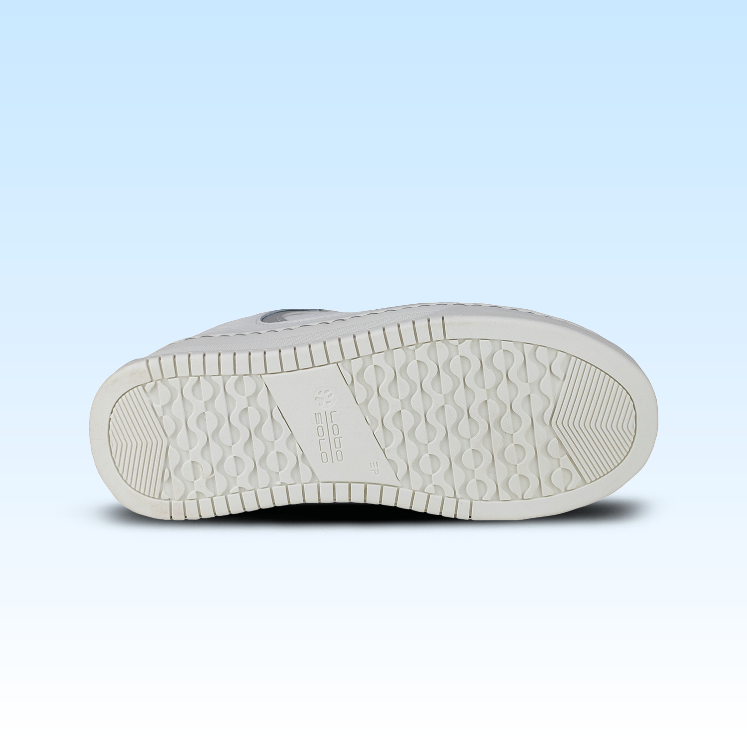 Tenis Tejido Suela Gruesa Casual Para Dama Lobo Solo 5766DA Blanco