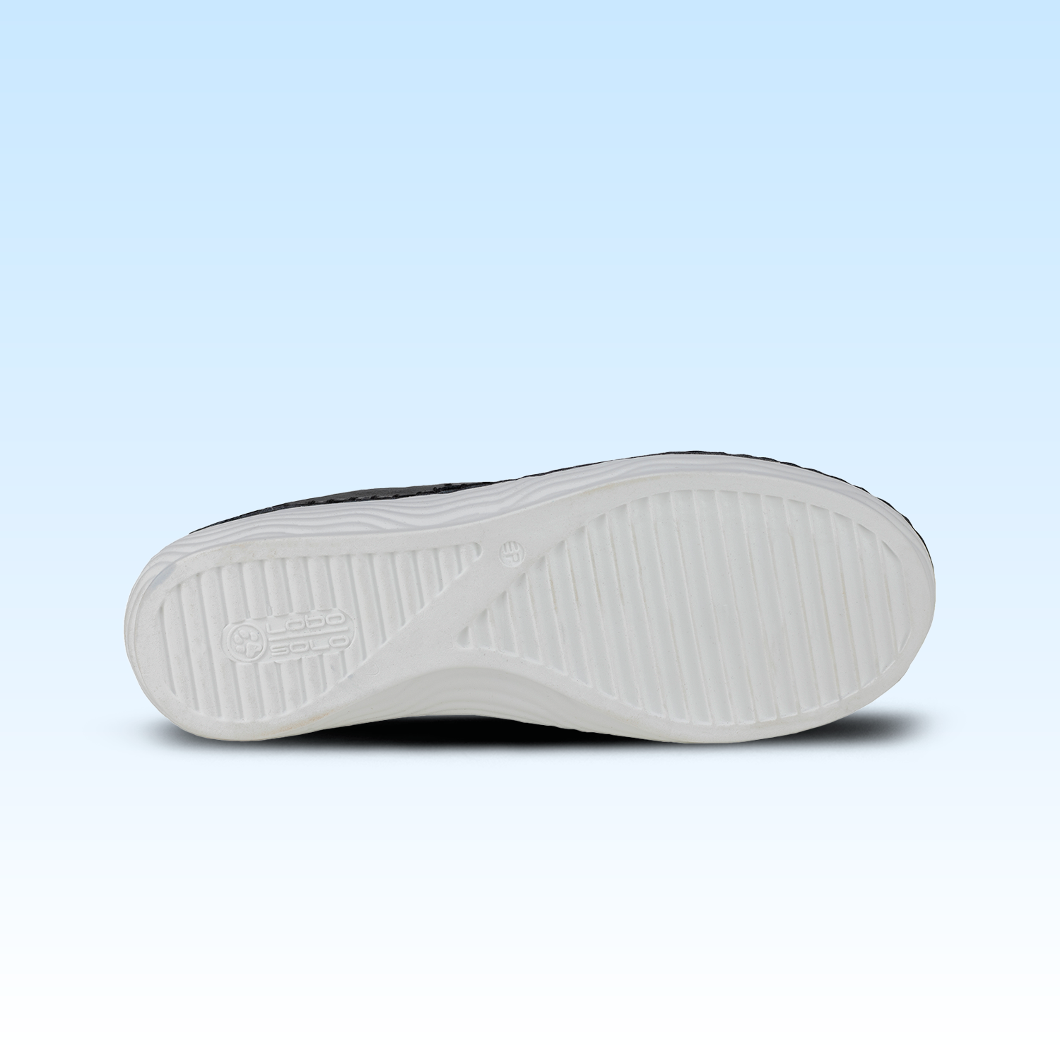 Tenis Tejidos A Mano Casual Para Dama Lobo Solo 5131 Negro