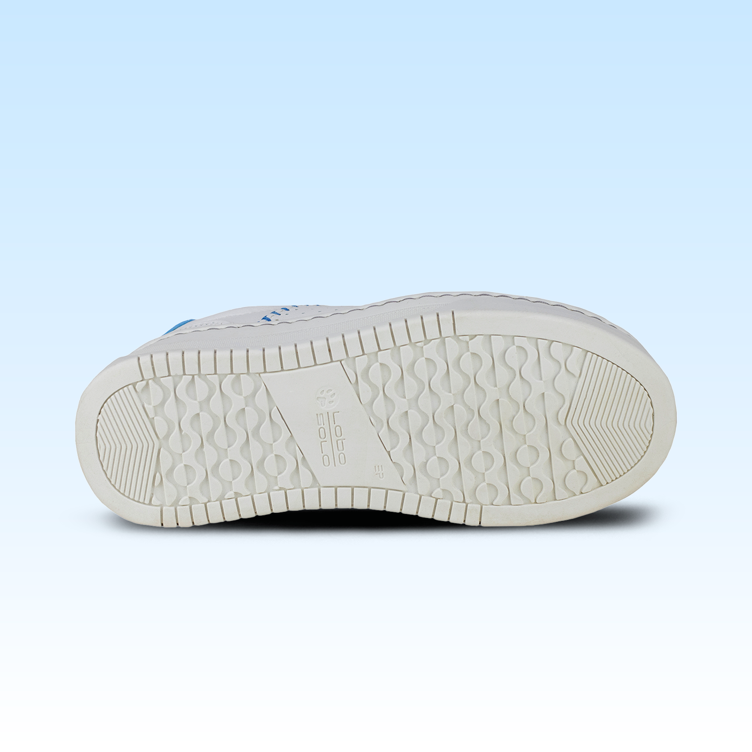 Tenis Tejidos Confort Casual Para Dama Lobo Solo 5765DA Blanco Azul