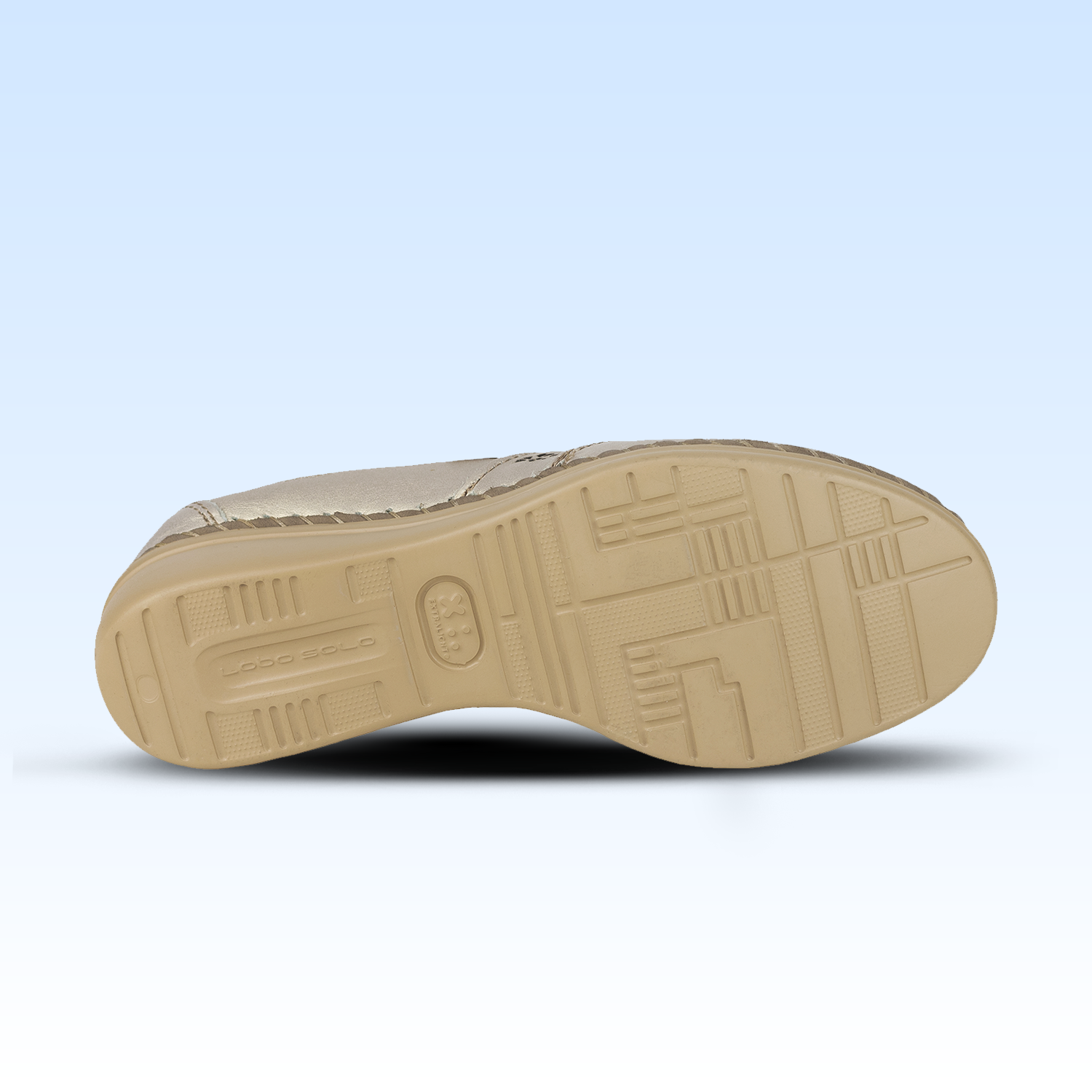 Zapato Mocasín Slip Casual On Para Dama Lobo Solo 4732 Platino