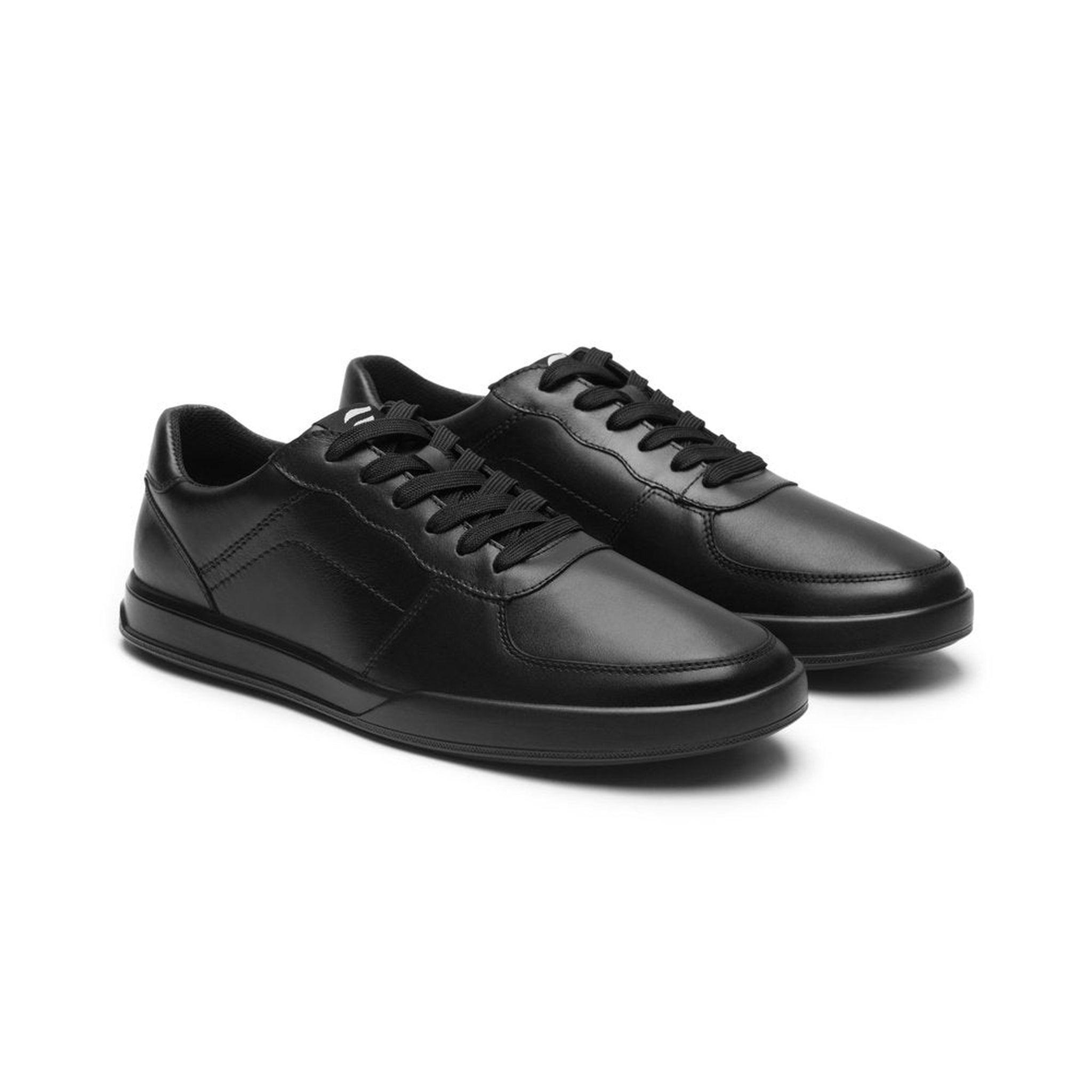 Tenis Sneakers Negro Para Hombre Flexi 412408 De Piel Suave