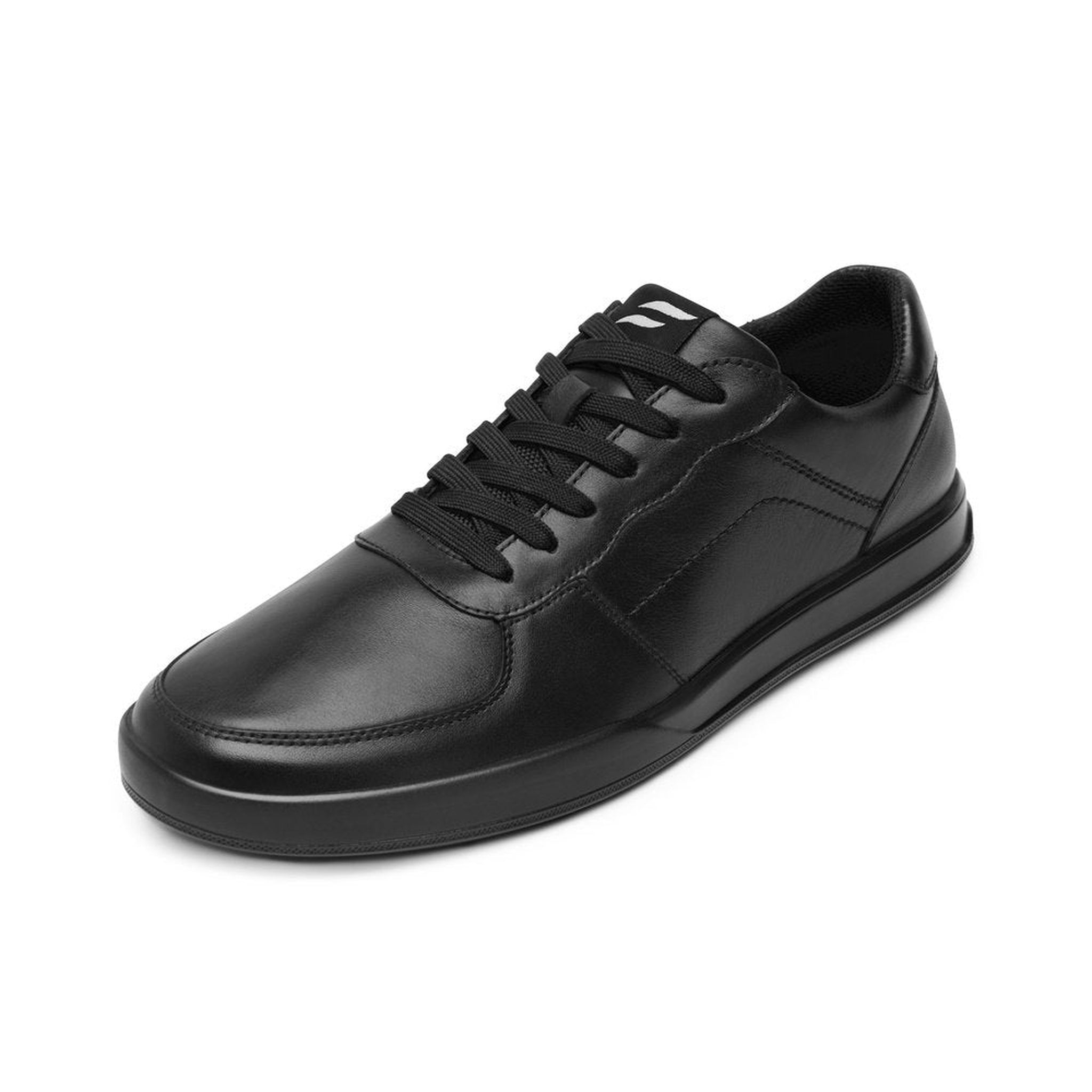 Tenis Sneakers Negro Para Hombre Flexi 412408 De Piel Suave