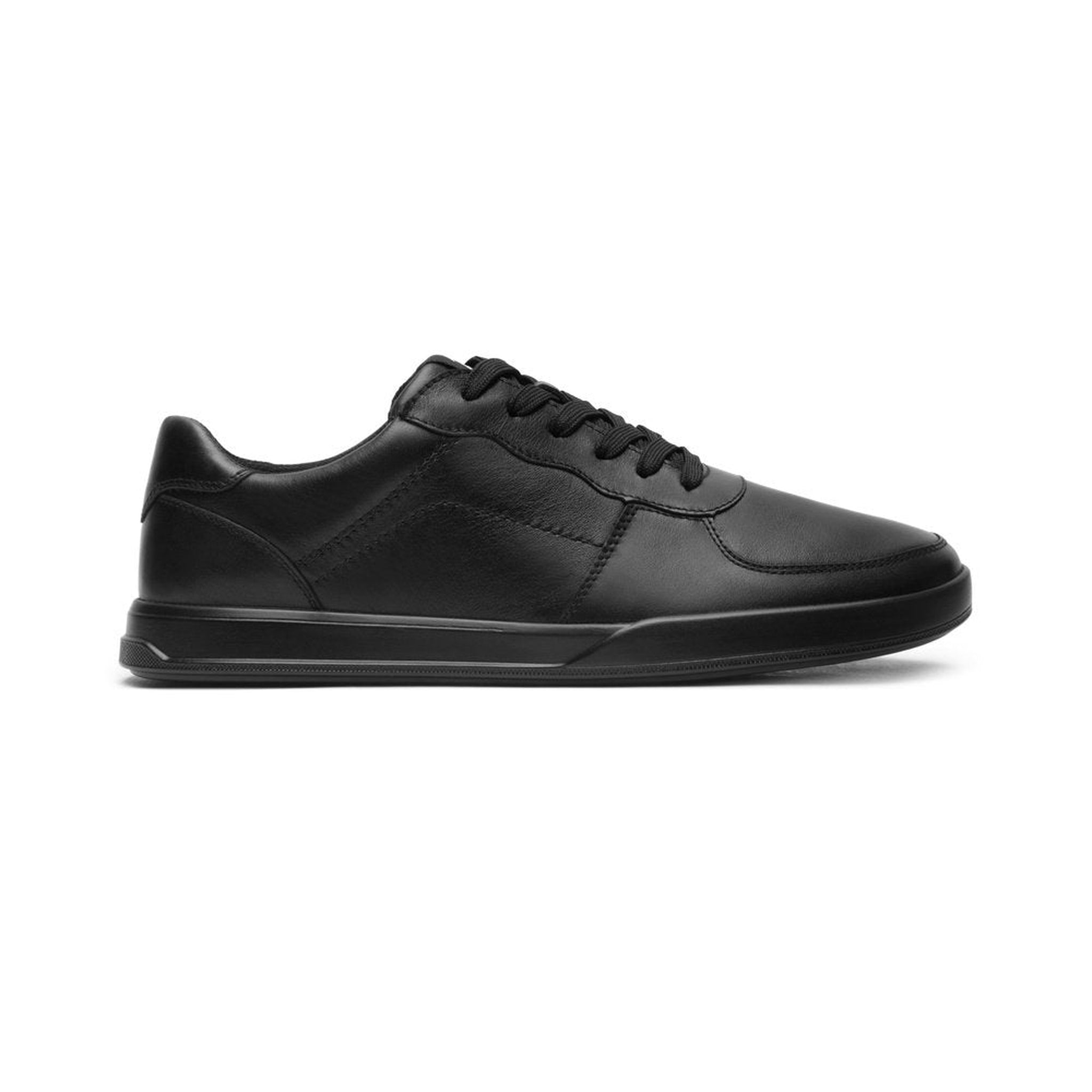 Tenis Sneakers Negro Para Hombre Flexi 412408 De Piel Suave