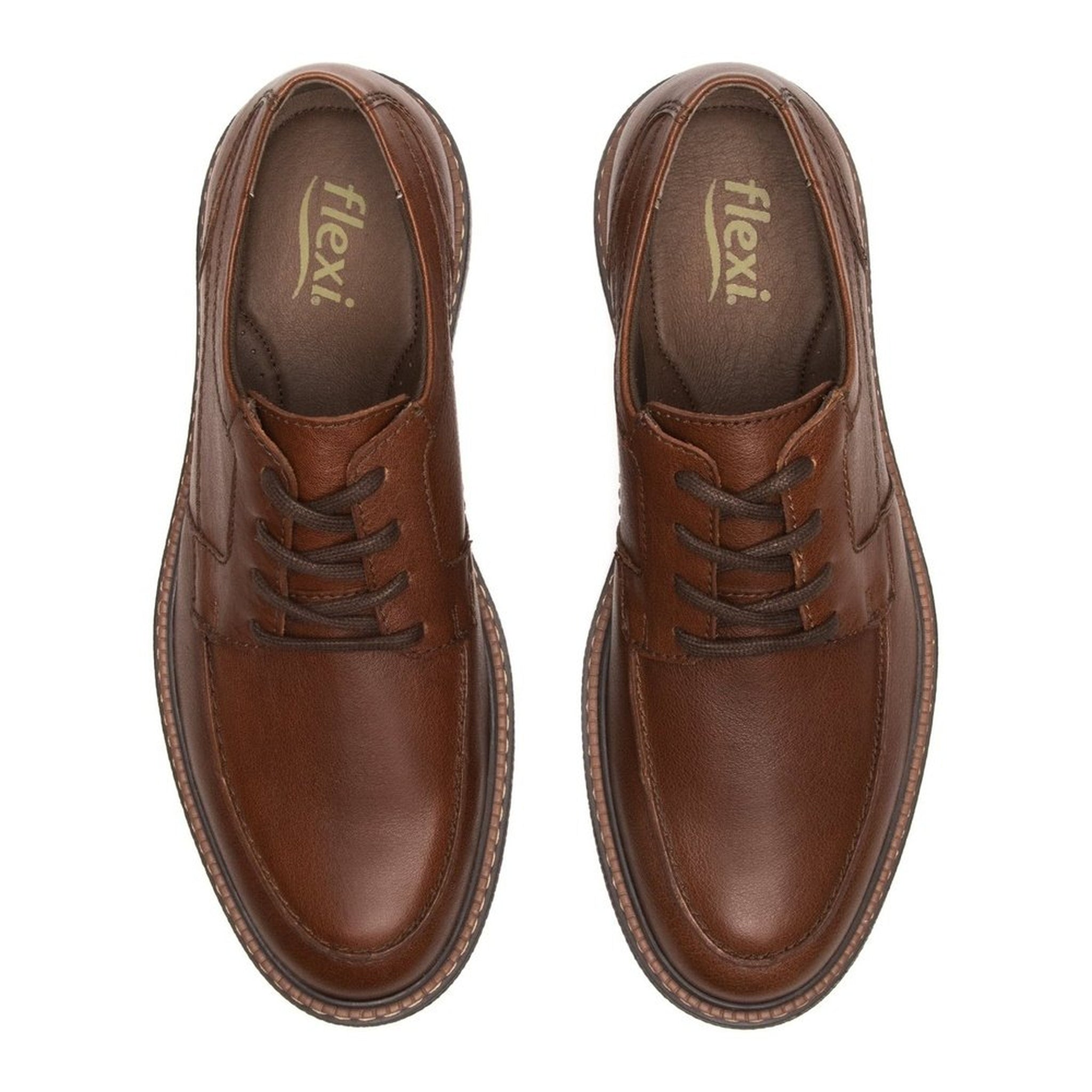 Copia de Zapato Flexi Semi Vestir Confort Para Hombre 412804 Tan Moda