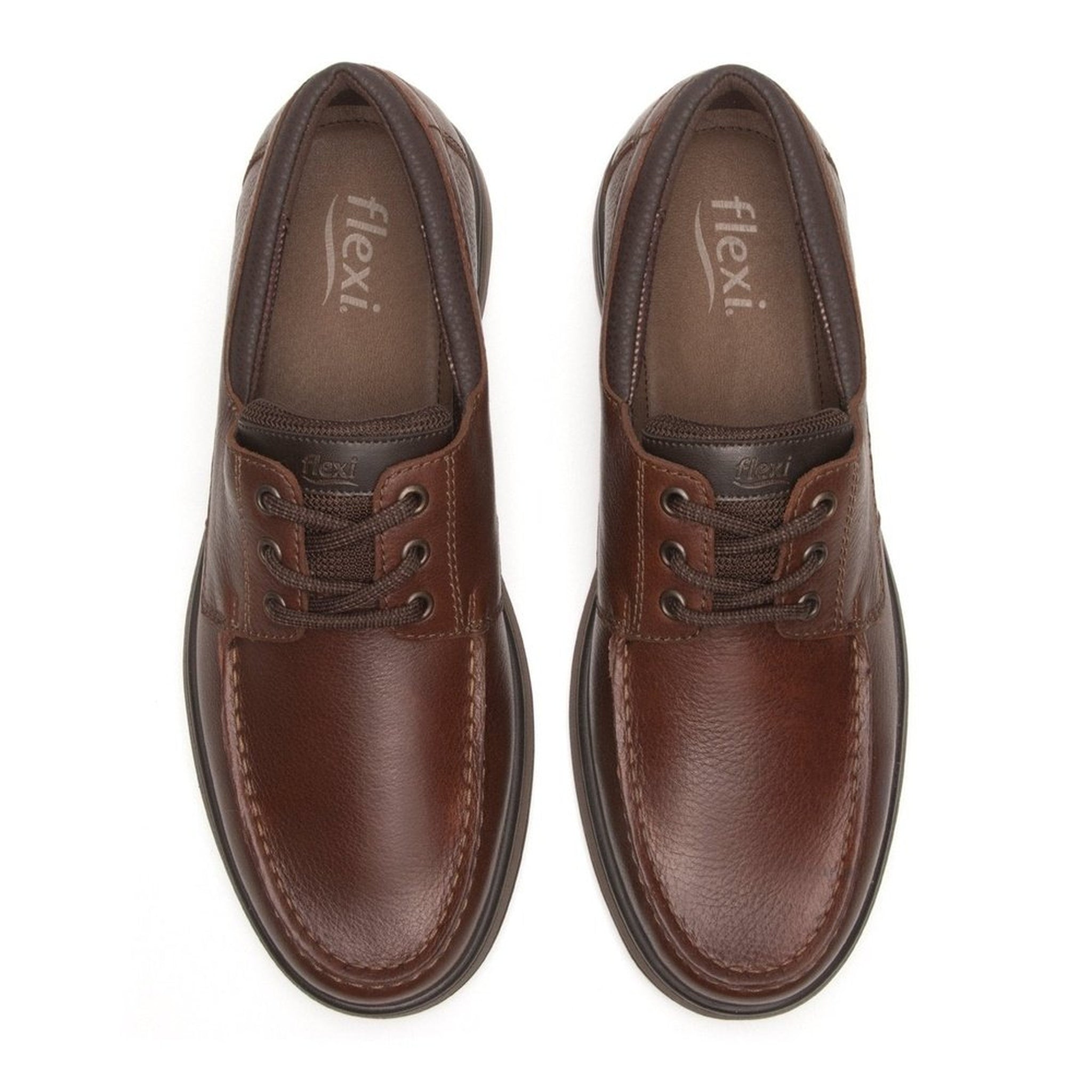 Zapato Derby Flexi Clasico Hombre Graneado 413203 Shedron