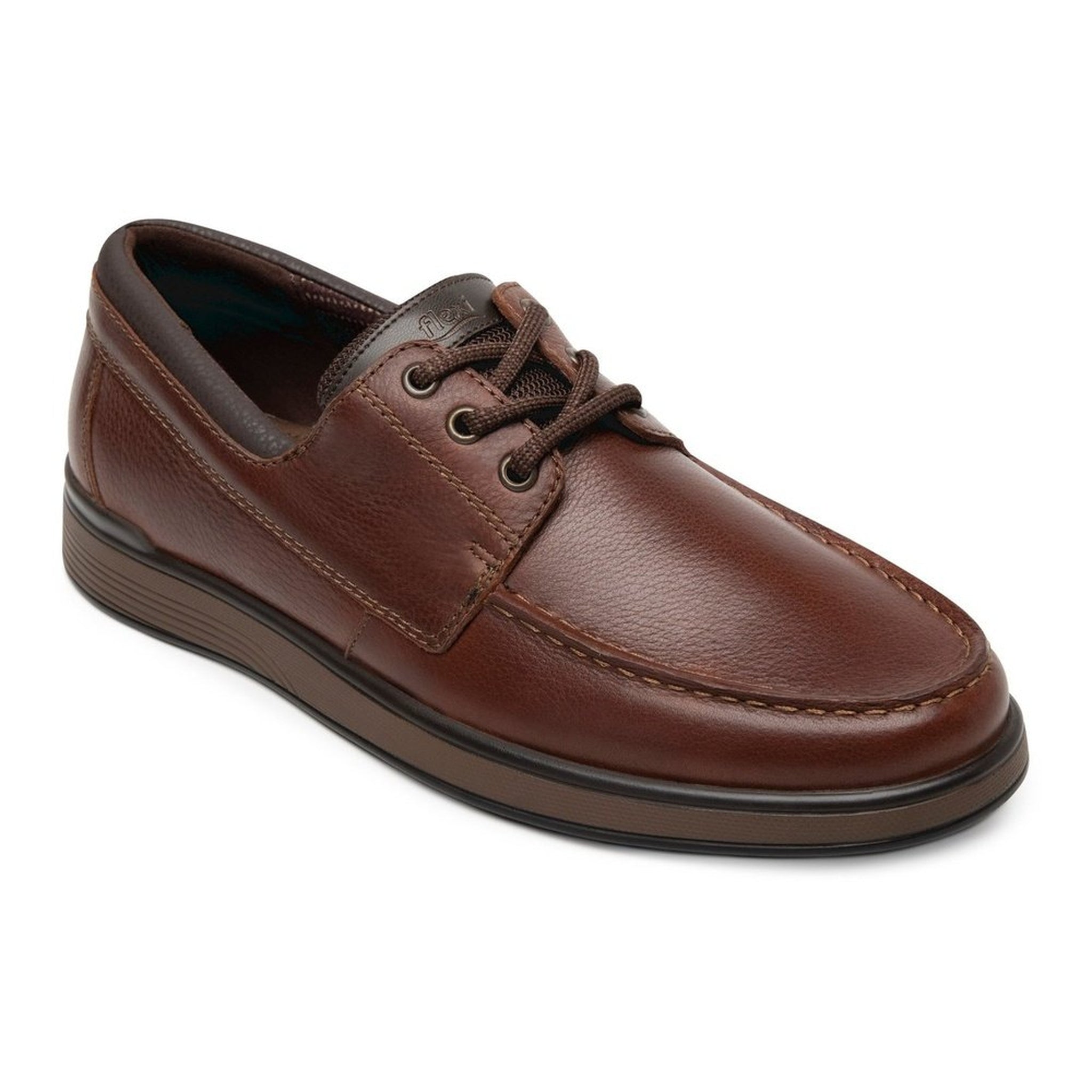 Zapato Derby Flexi Clasico Hombre Graneado 413203 Shedron