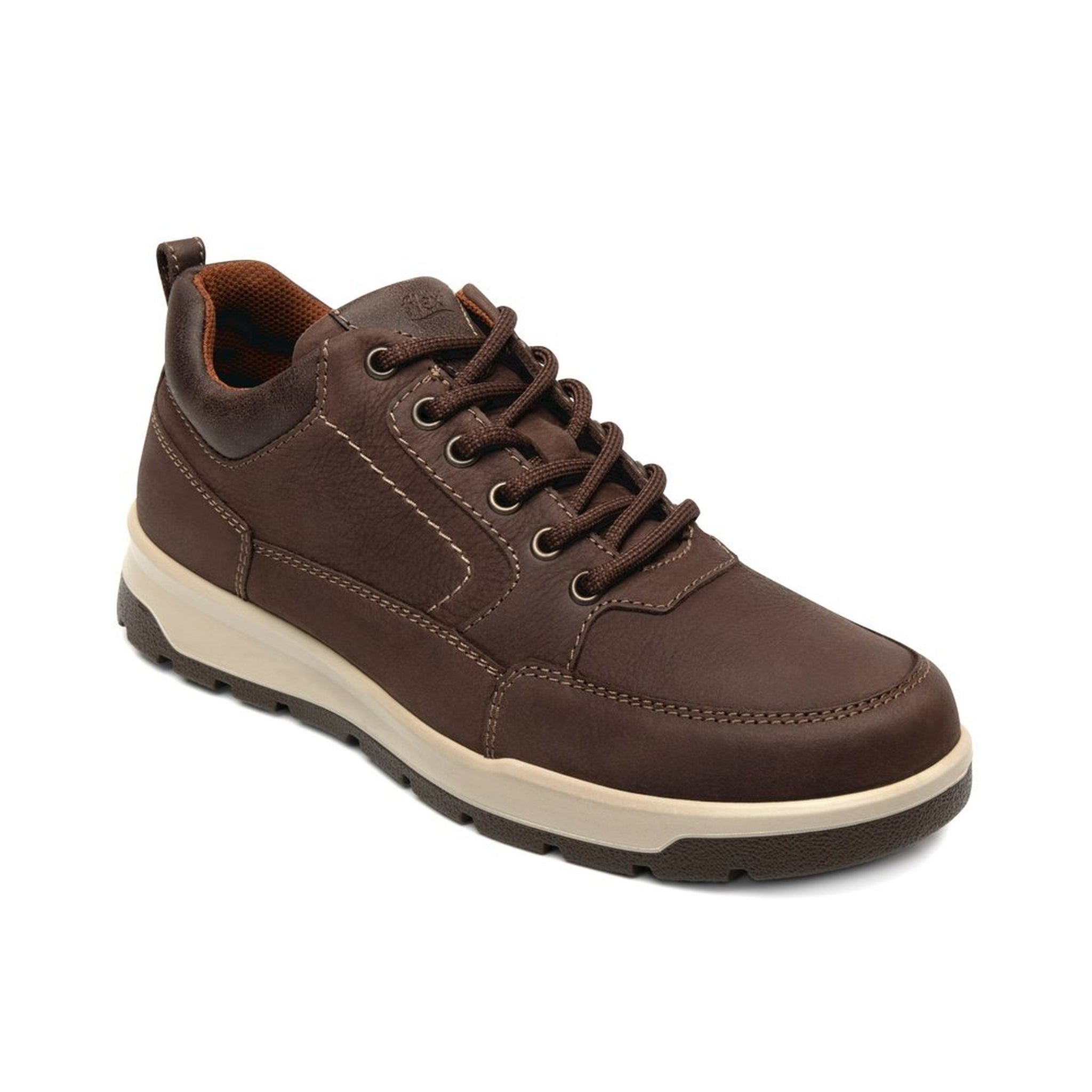 Tenis Sneakers Para Hombre Casuales Flexi 414907 Piel Café