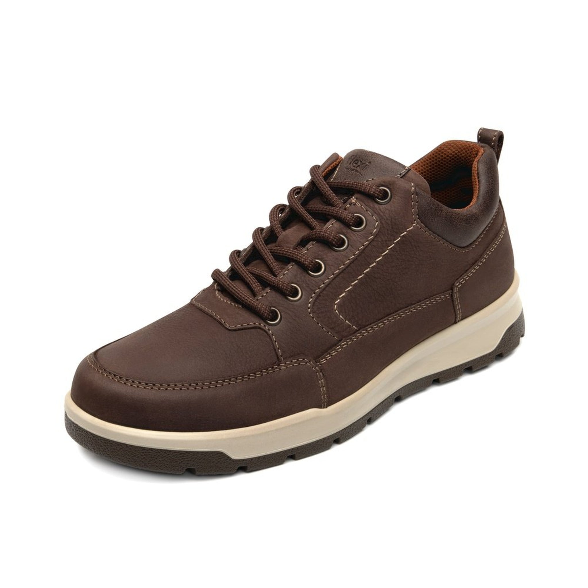 Tenis Sneakers Para Hombre Casuales Flexi 414907 Piel Café