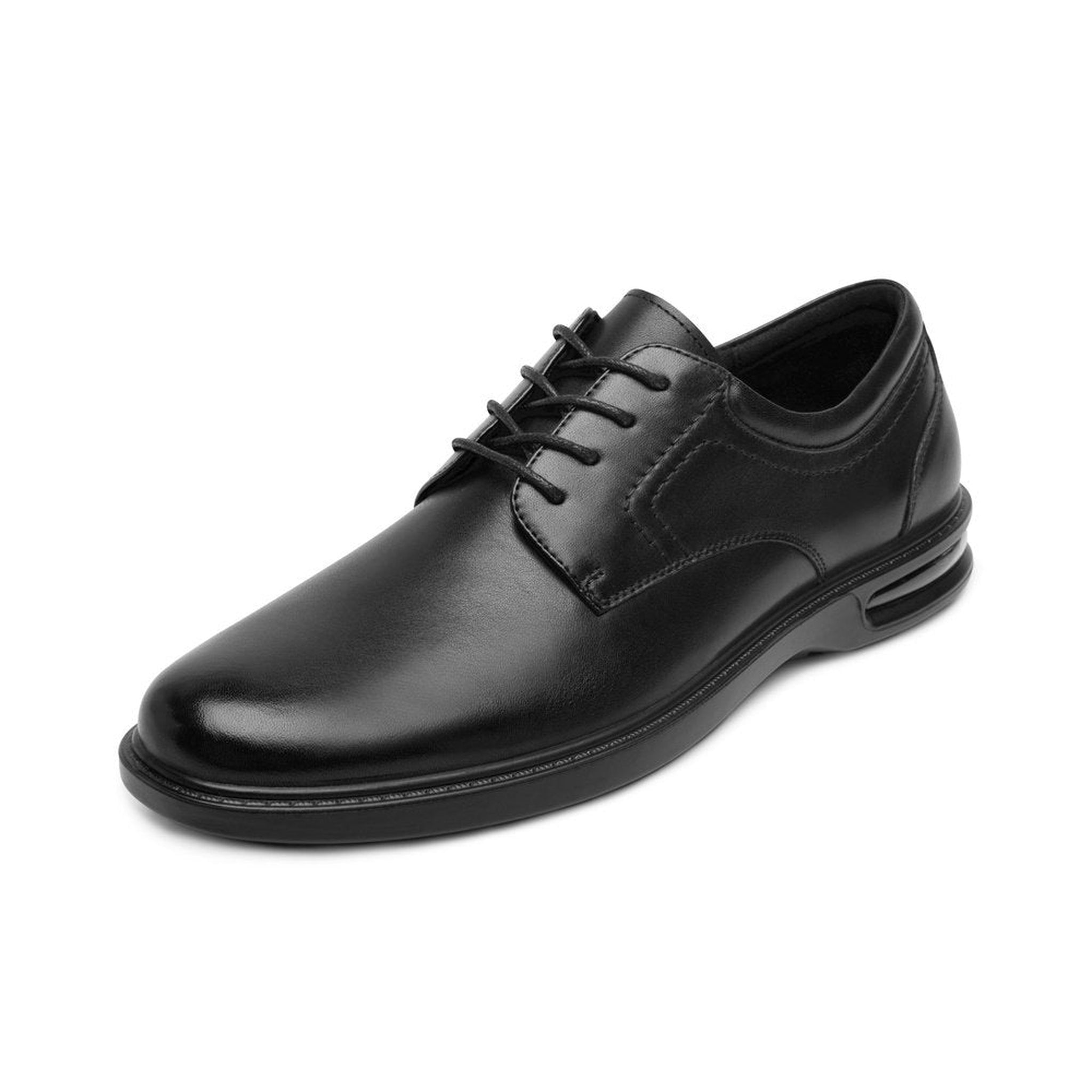 Zapato Negro Hombre De Semivestir Flexi 417701 Shock Point