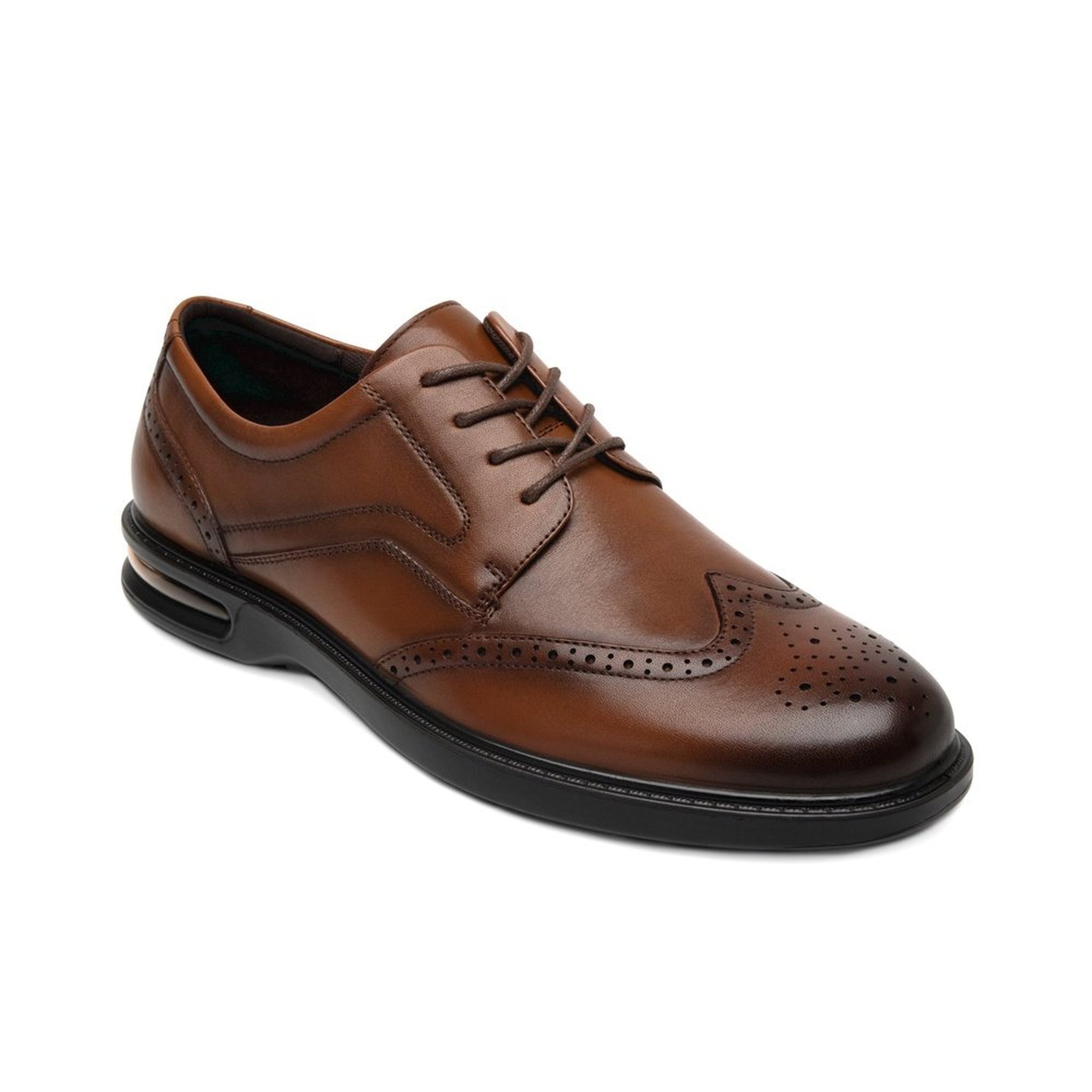 Zapato Derby Flexi Hombre Tipo Bostoniano 417702 Tan Capsula