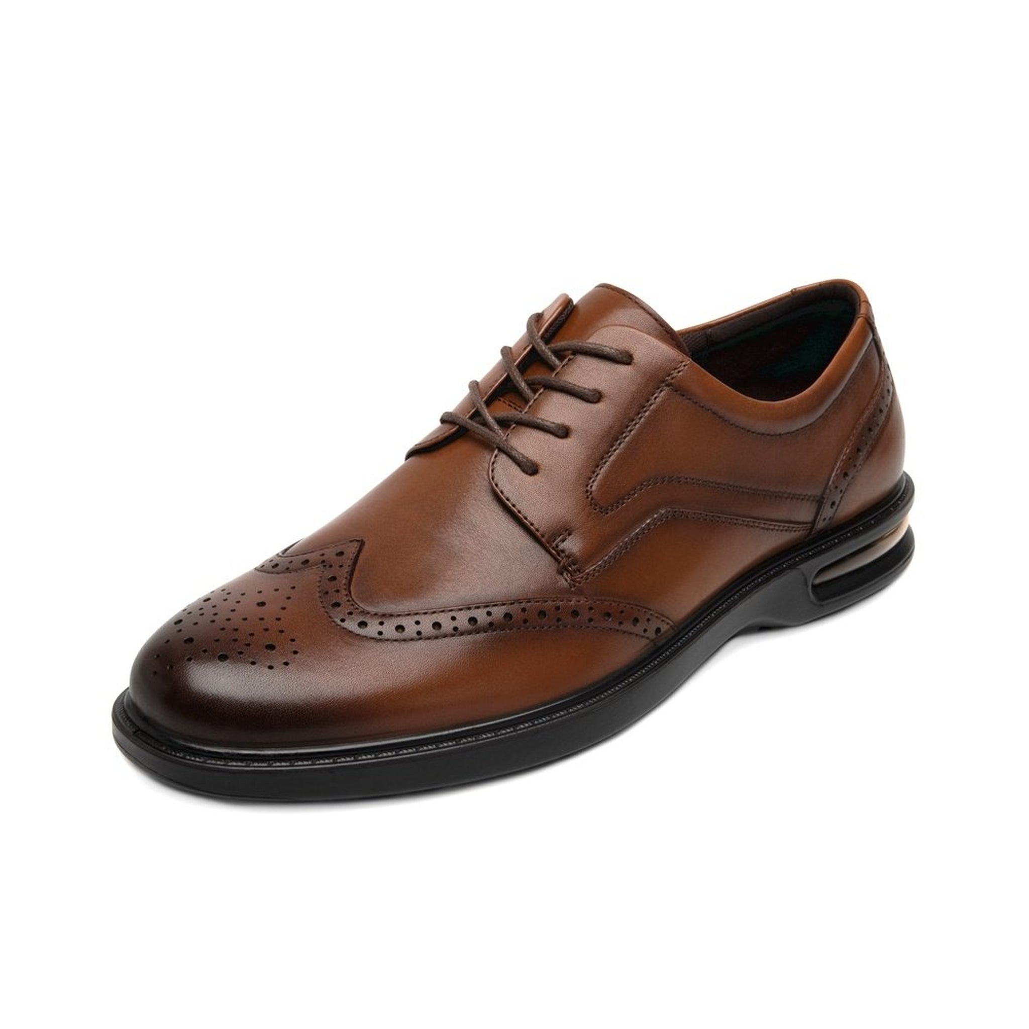Zapato Derby Flexi Hombre Tipo Bostoniano 417702 Tan Capsula