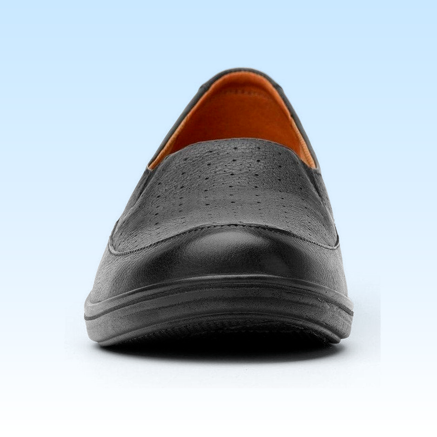 Flat Casual Dama Flexi Castaña 45601 Negro