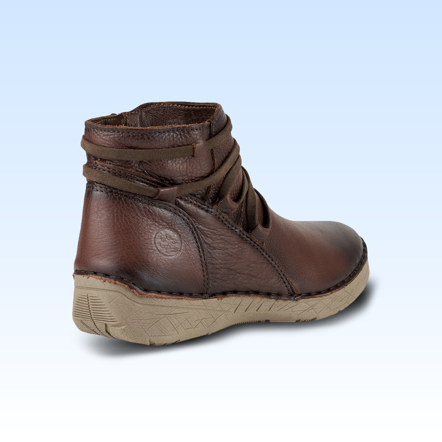 Botín Scarlett Casual Dama Lobo Solo 5691 Mahogany