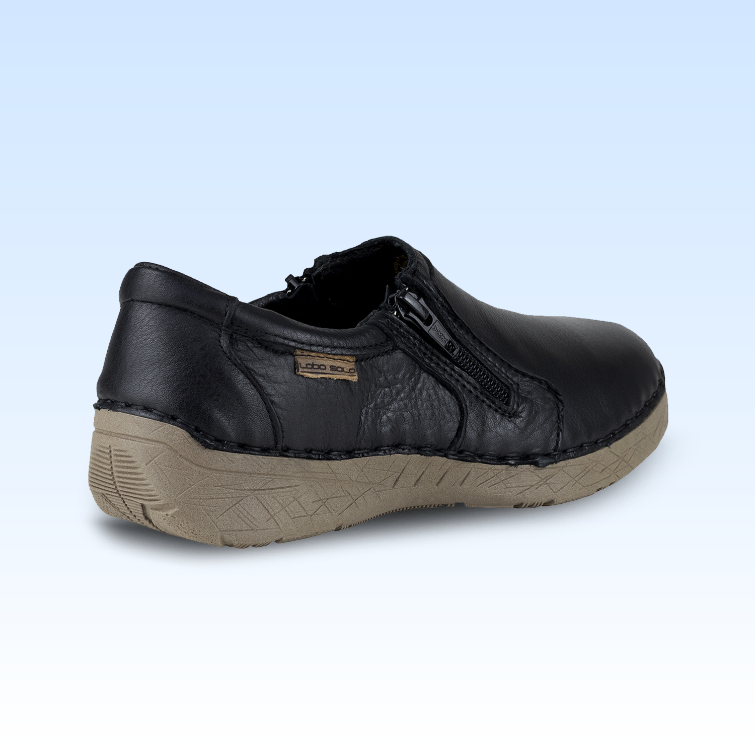 Zapato Mocasín Confort Dama Lobo Solo 5681 Negro